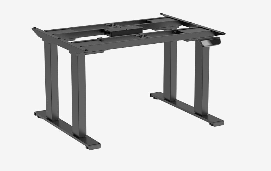 PRIMUS Schwerlasttisch, 2500 x 1000 mm Schwarz Buchen Echtholzplatte