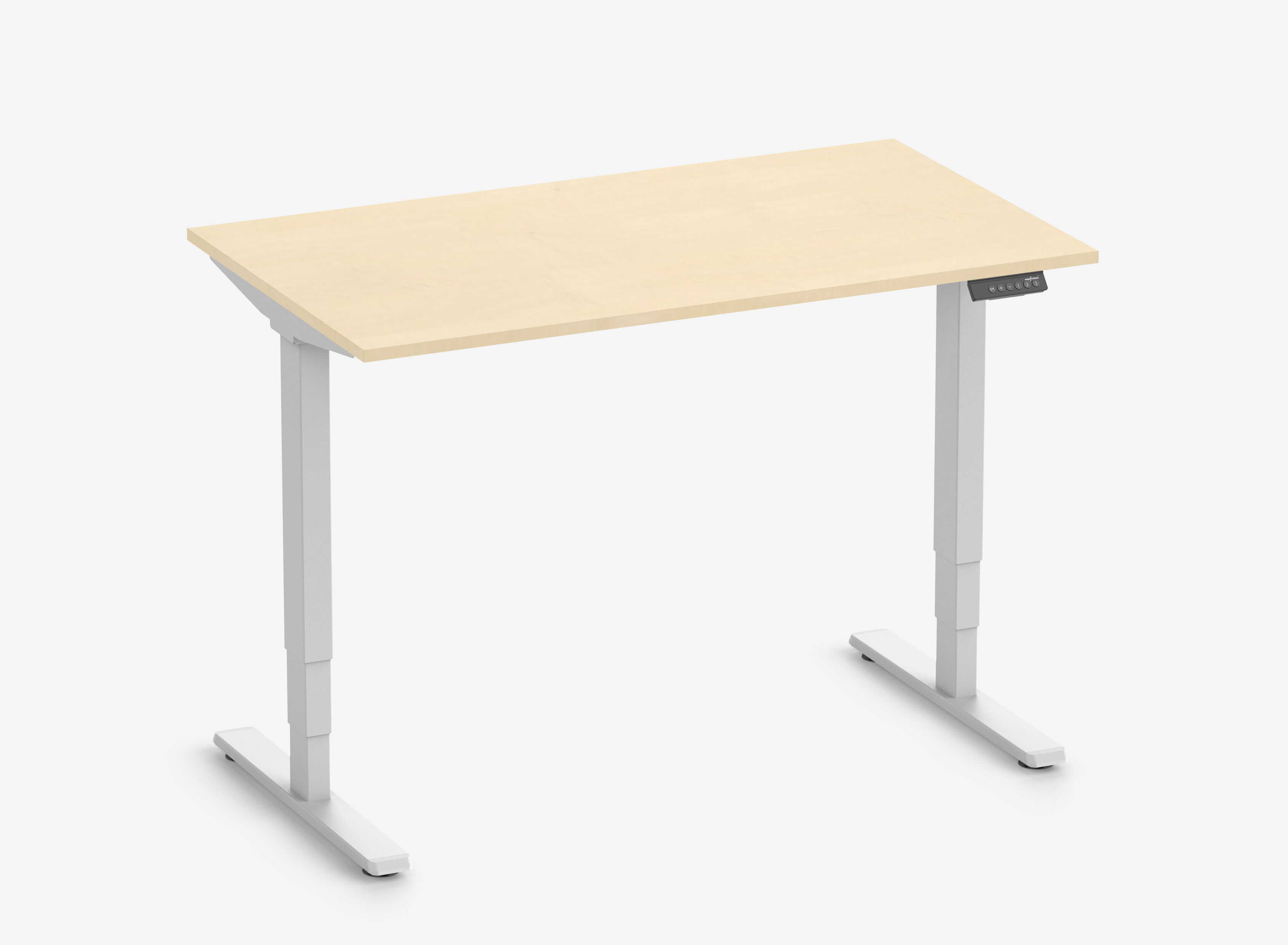 FOKUS Frame Wit, Tafelblad 1200 x 700 x 19 mm Berkenhout