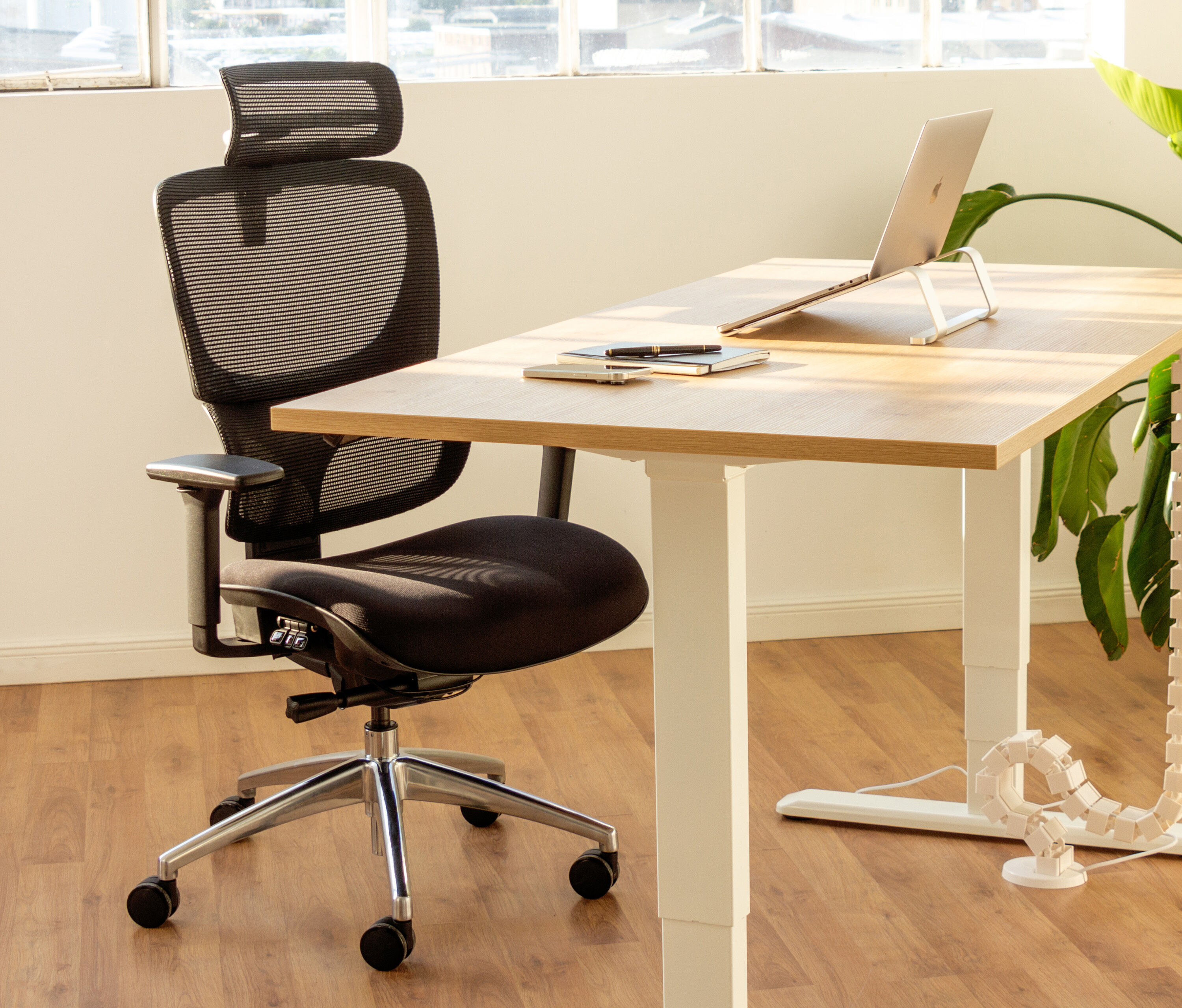 Bureaustoel SENTA FX Normaal Zwart zilver