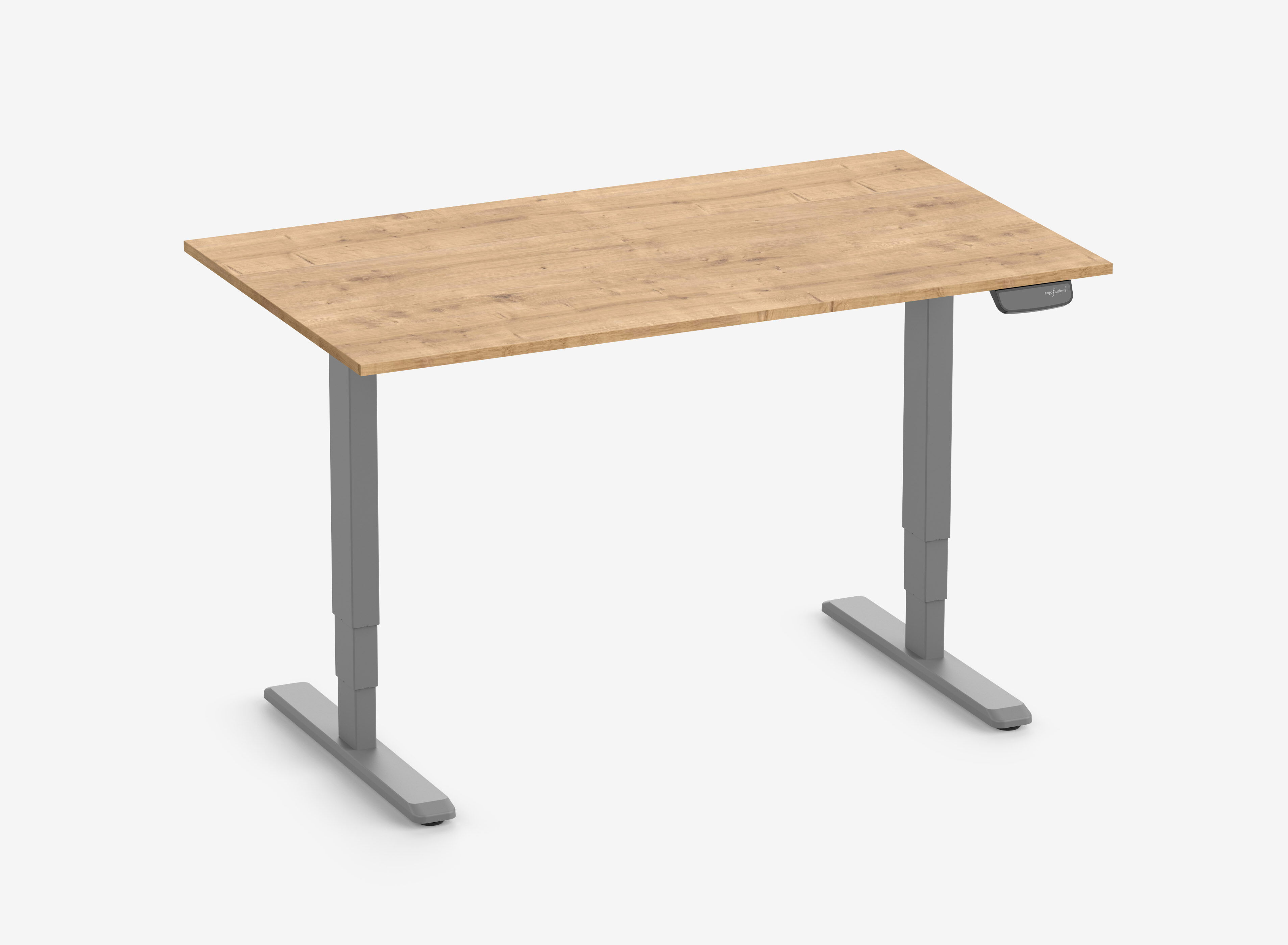 PRIMUS Bureau XL Grijs 200x90 Eikenhout