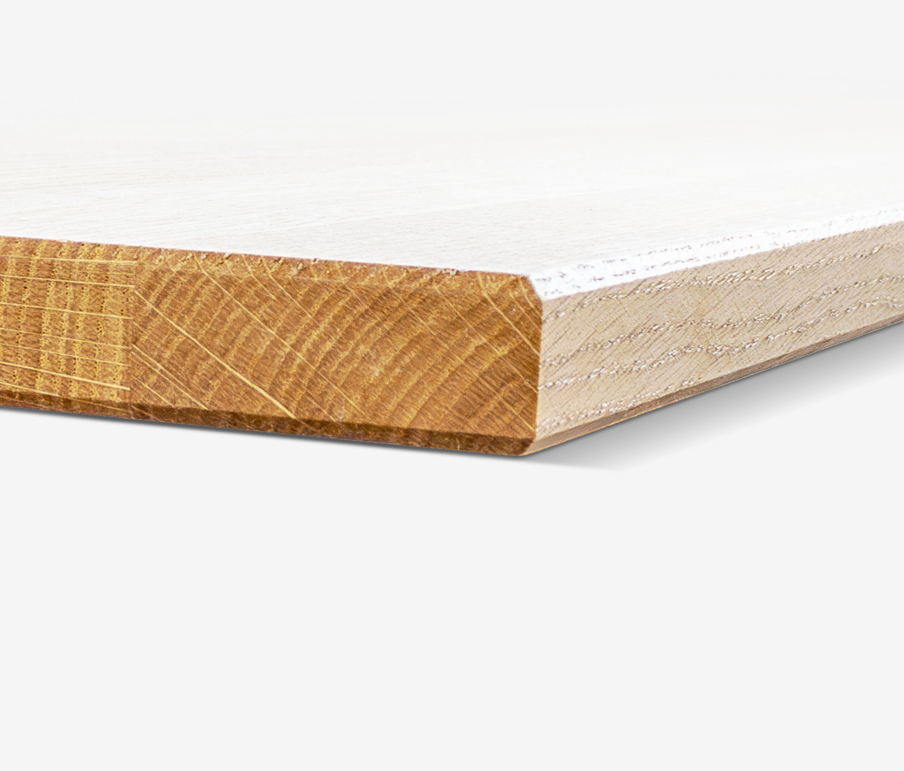 Eiche Echtholzplatte durchgängige Lamelle, 1400 x 800 x 20 mm