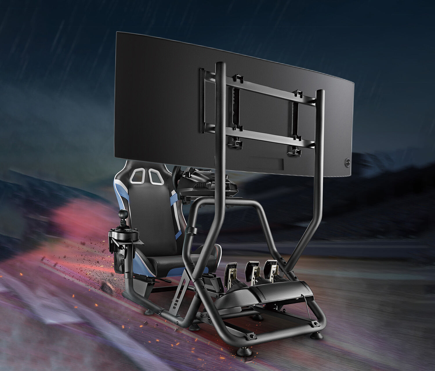 Ergonomisches SimRacing Rig | Rennsimulator Sitz