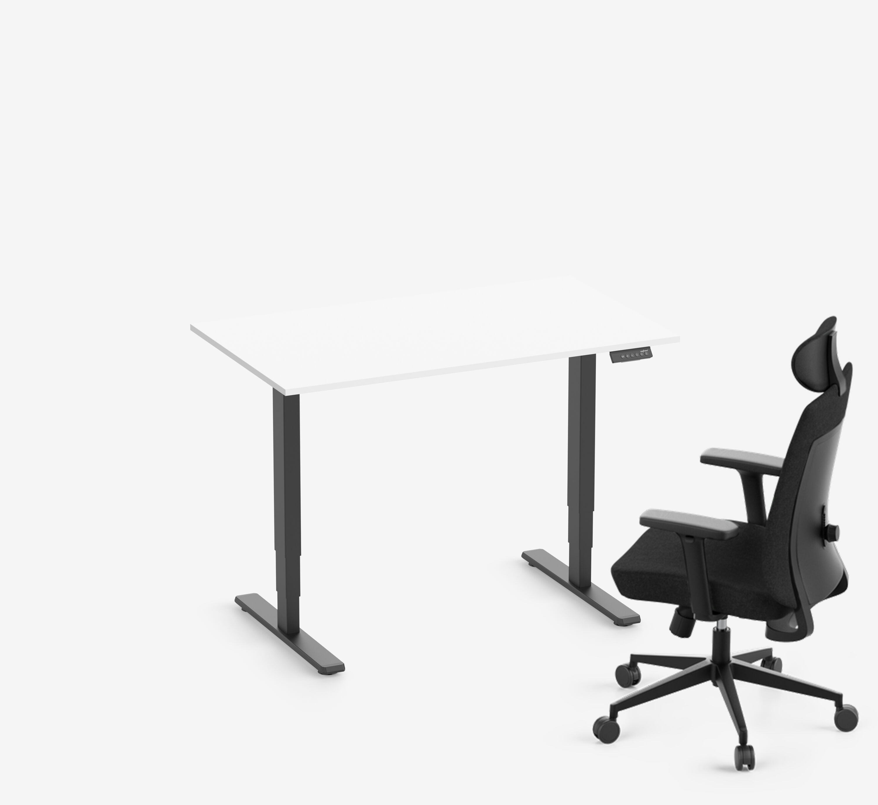 FOKUS + Stuhl Schwarz Topweiß Normal 1200 x 70 x 19 mm