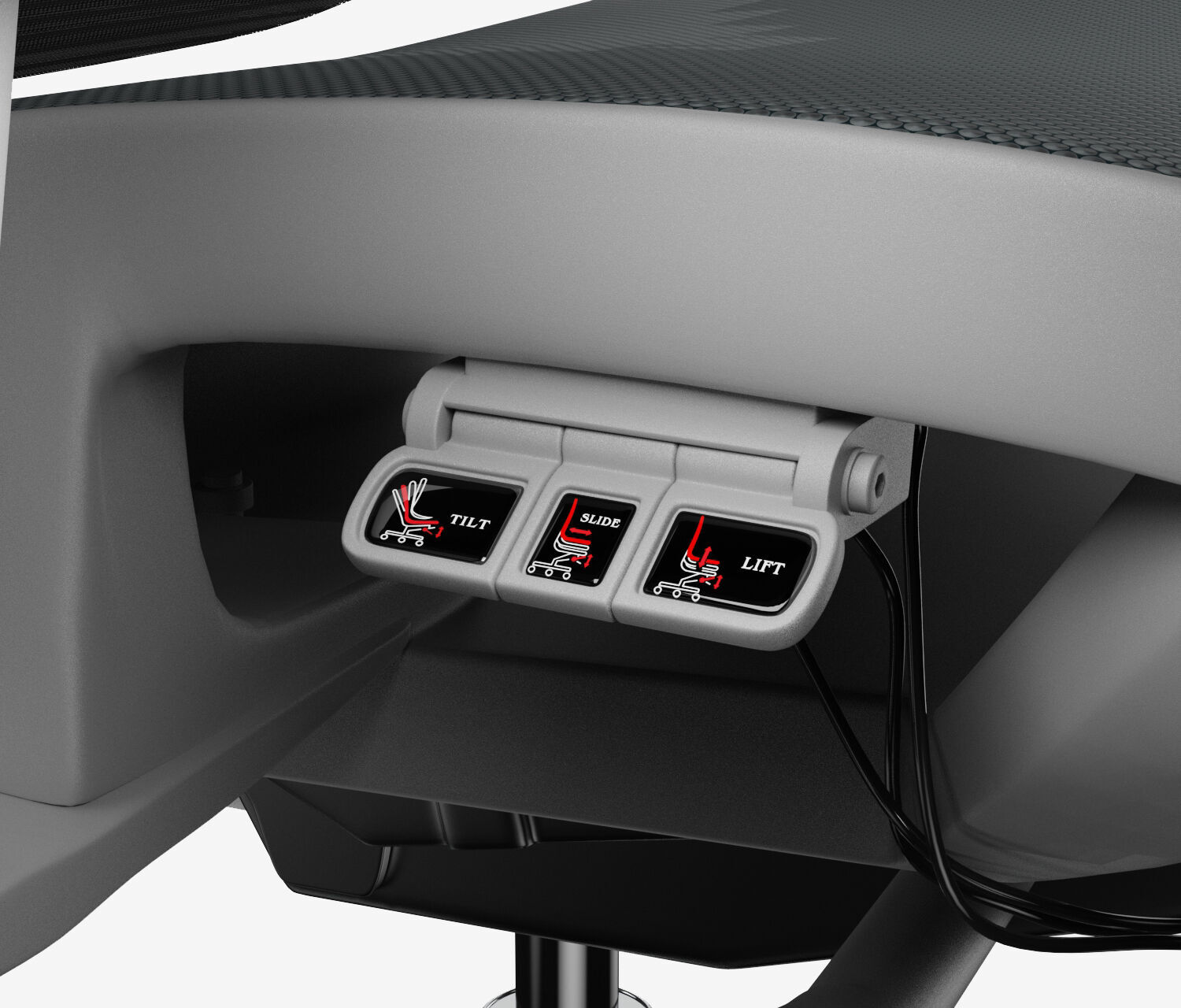 Bürodrehstuhl SENTA FX Hoch Grau Silber