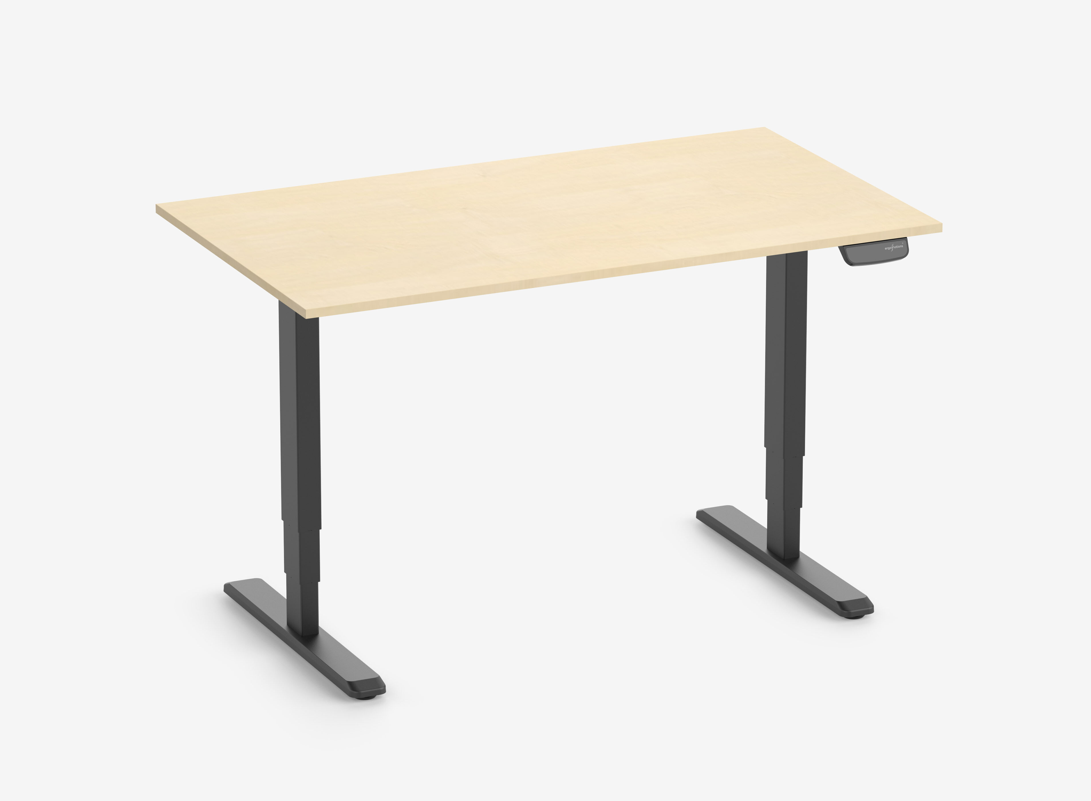 PRIMUS Schreibtisch XL Schwarz 200x100 Birke