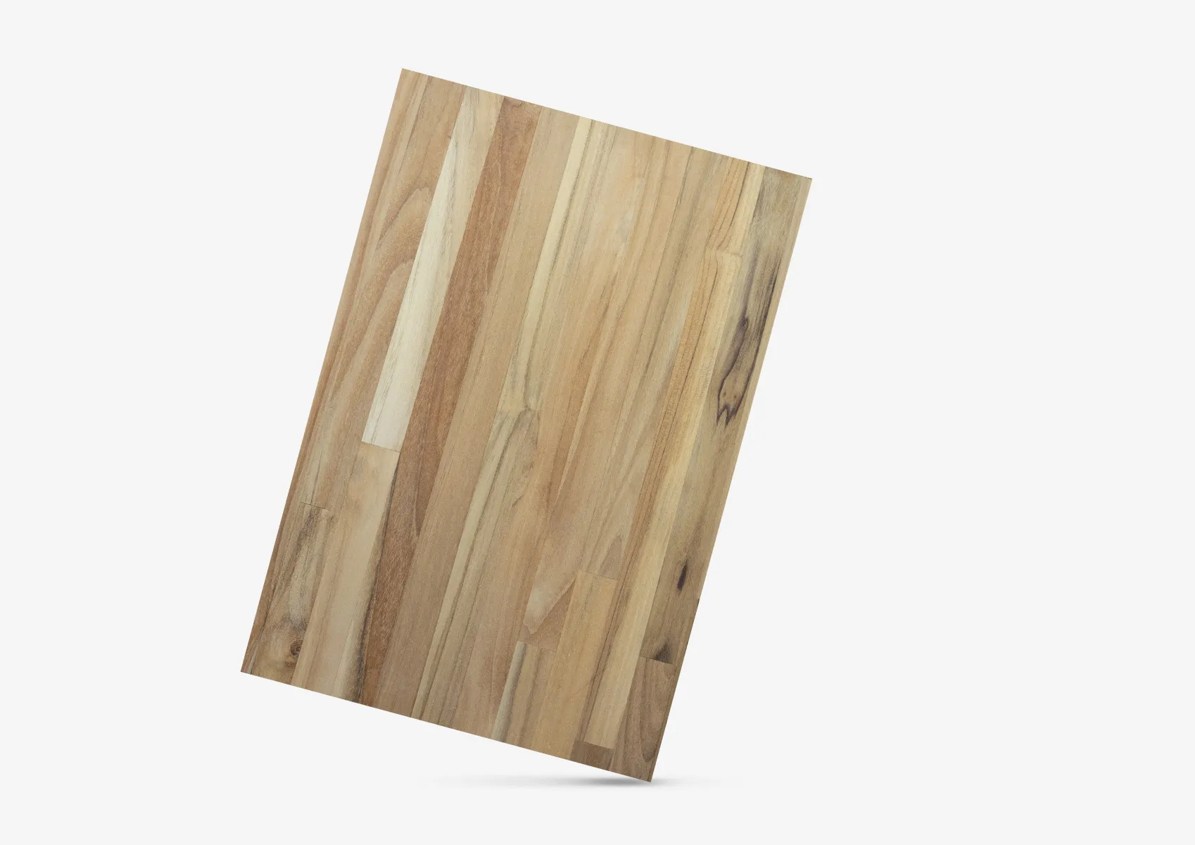 Teak Keilgezinkt 1400 x 800 mm 18 mm