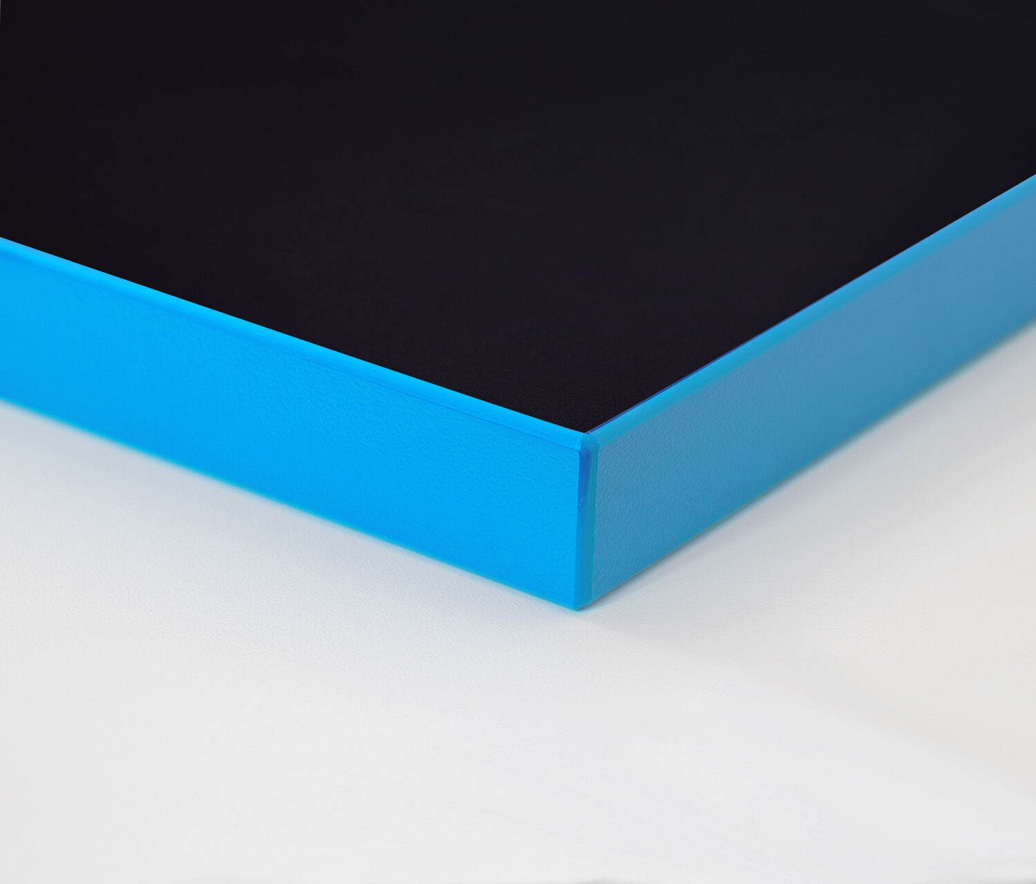 Gaming Tischplatte Rechteck, Schwarz, Klassik, 1400 x 800 x 19 mm, Kante Ocean