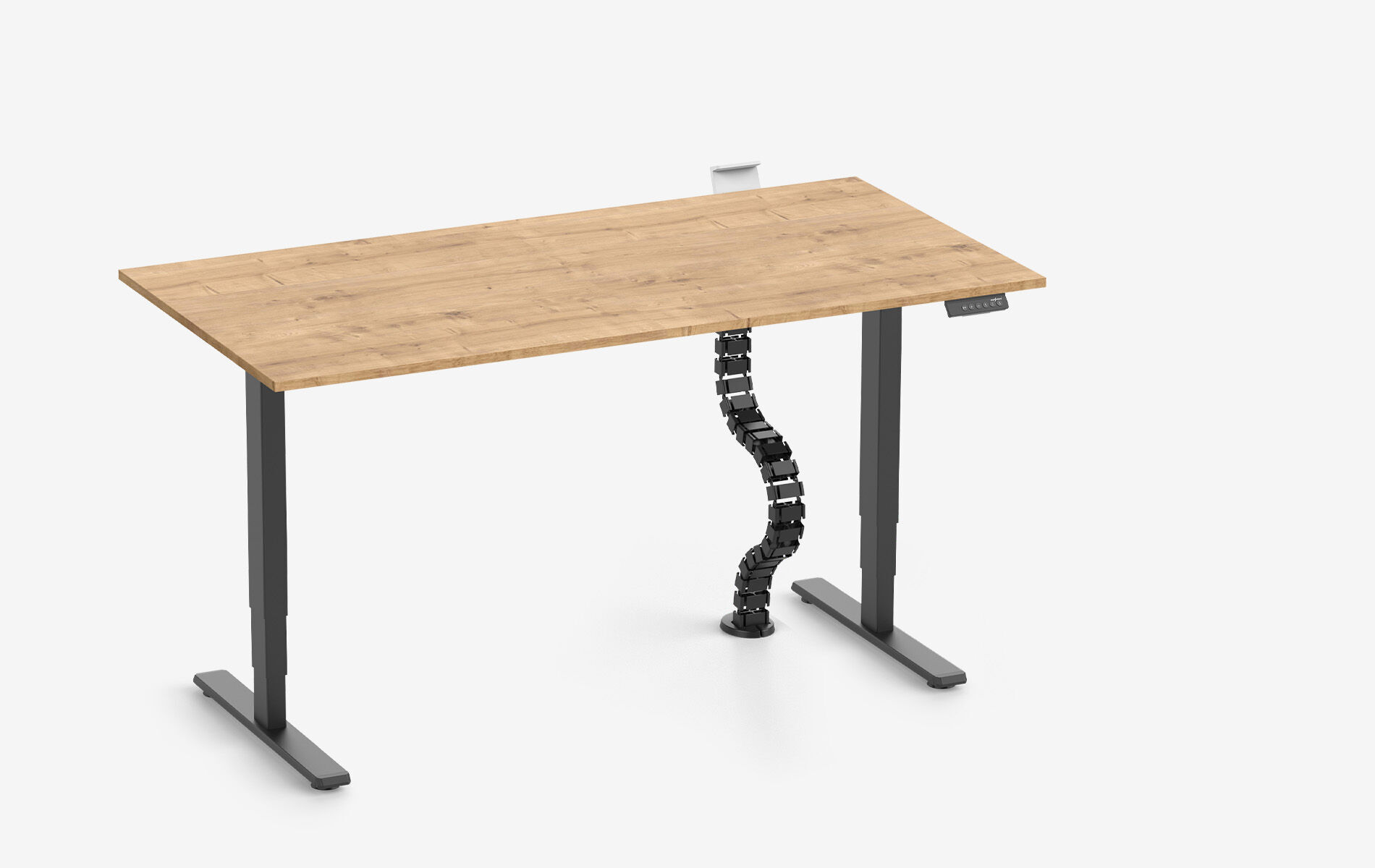 FOKUS Bureau + Stekkerdooshouder + Kabelslang