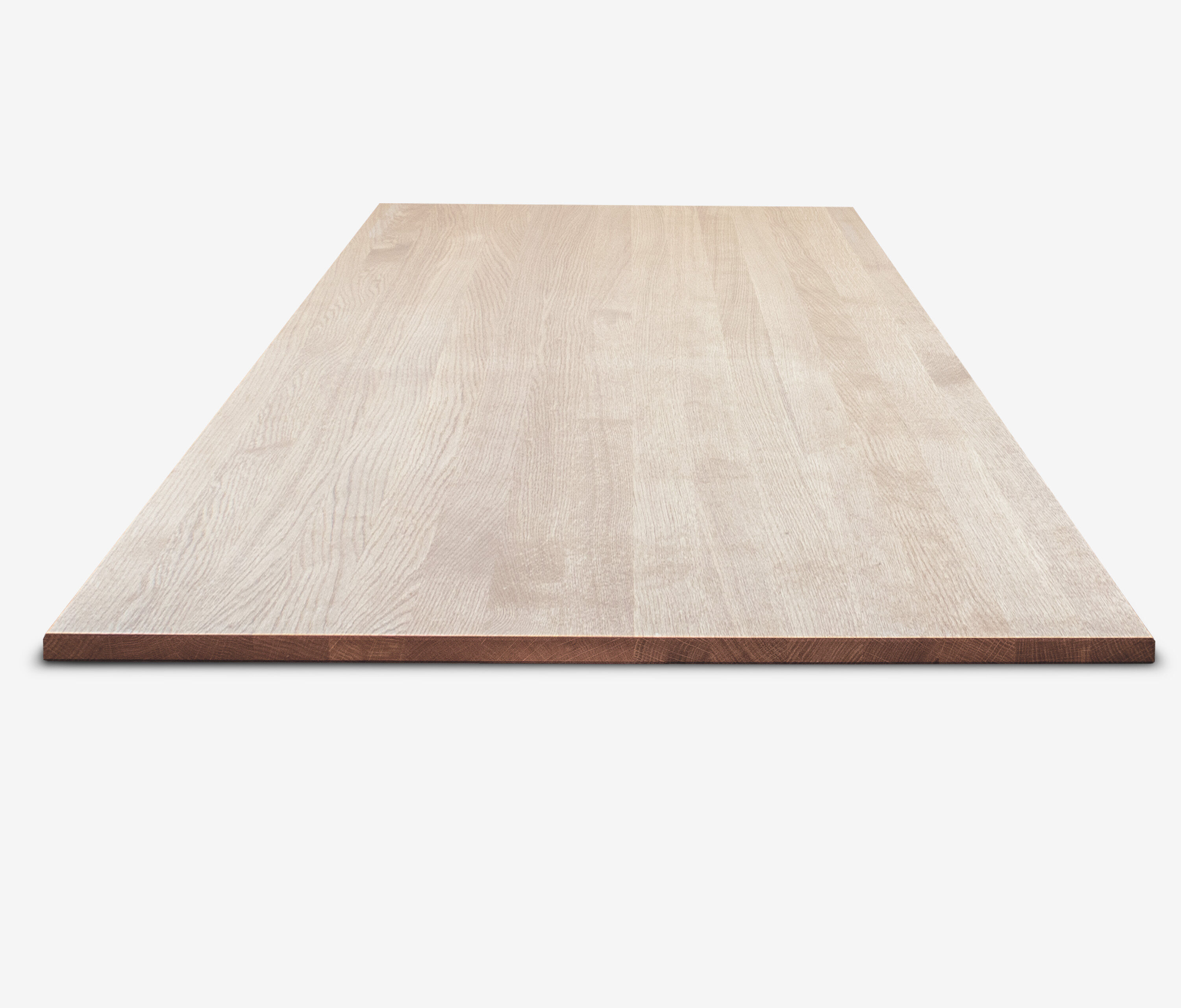 Esche Echtholzplatte durchgängige Lamelle, 1600 x 800 x 20 mm