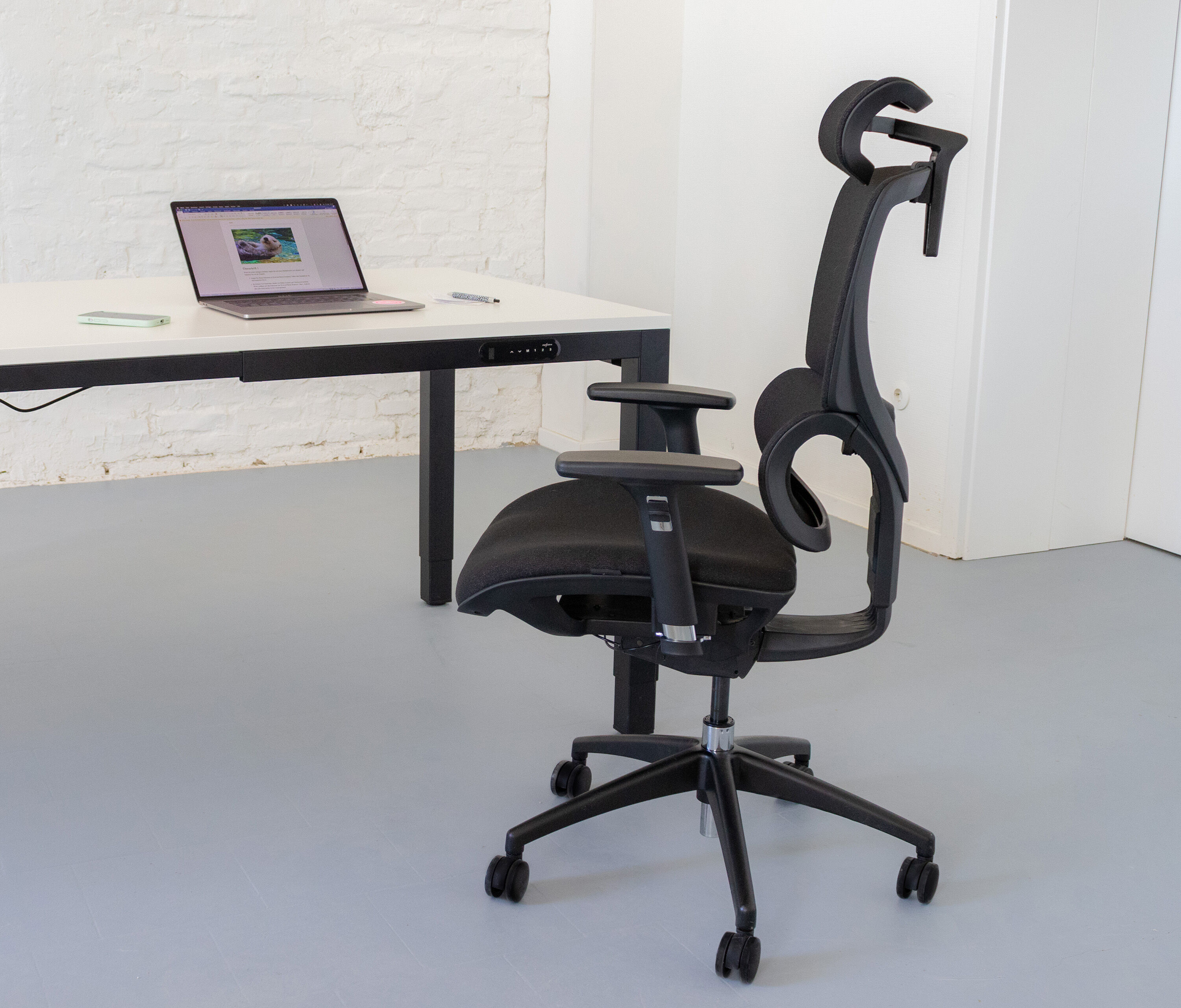 Bureaustoel Senta FX Polster Laag Zwart Zwart