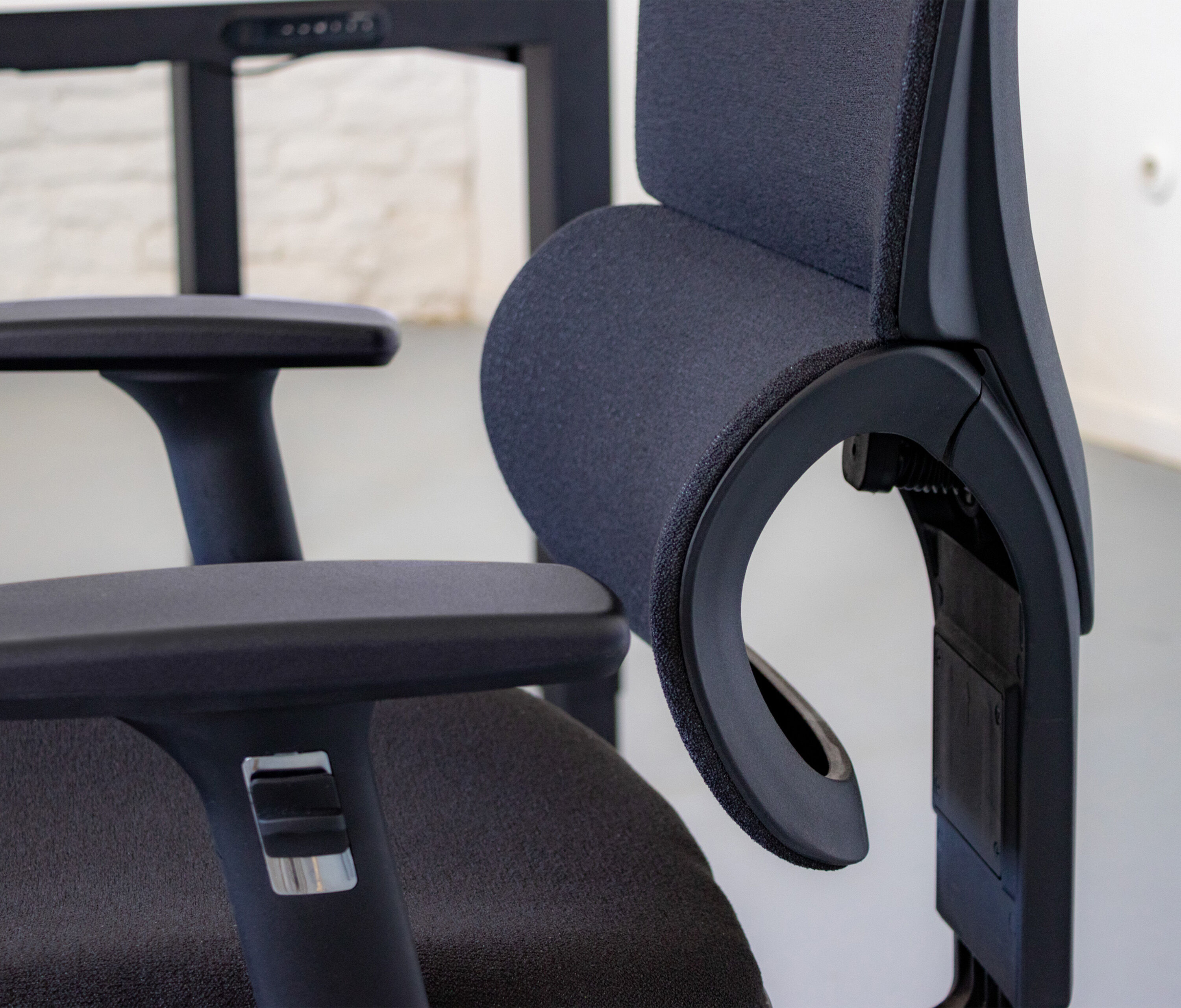 Bureaustoel Senta FX Polster Laag Zwart Zwart