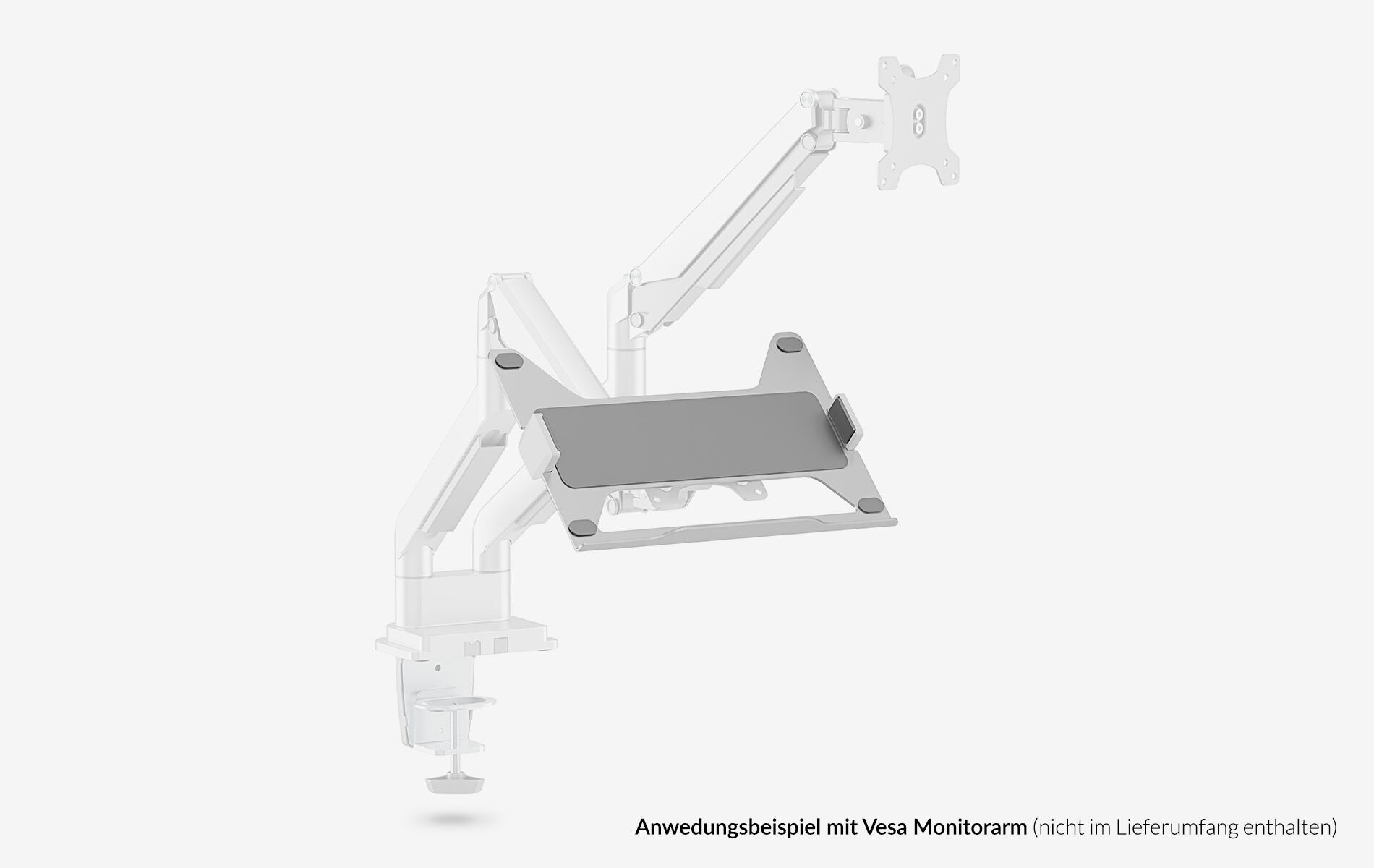 Laptop Halterung für VESA Monitorarme