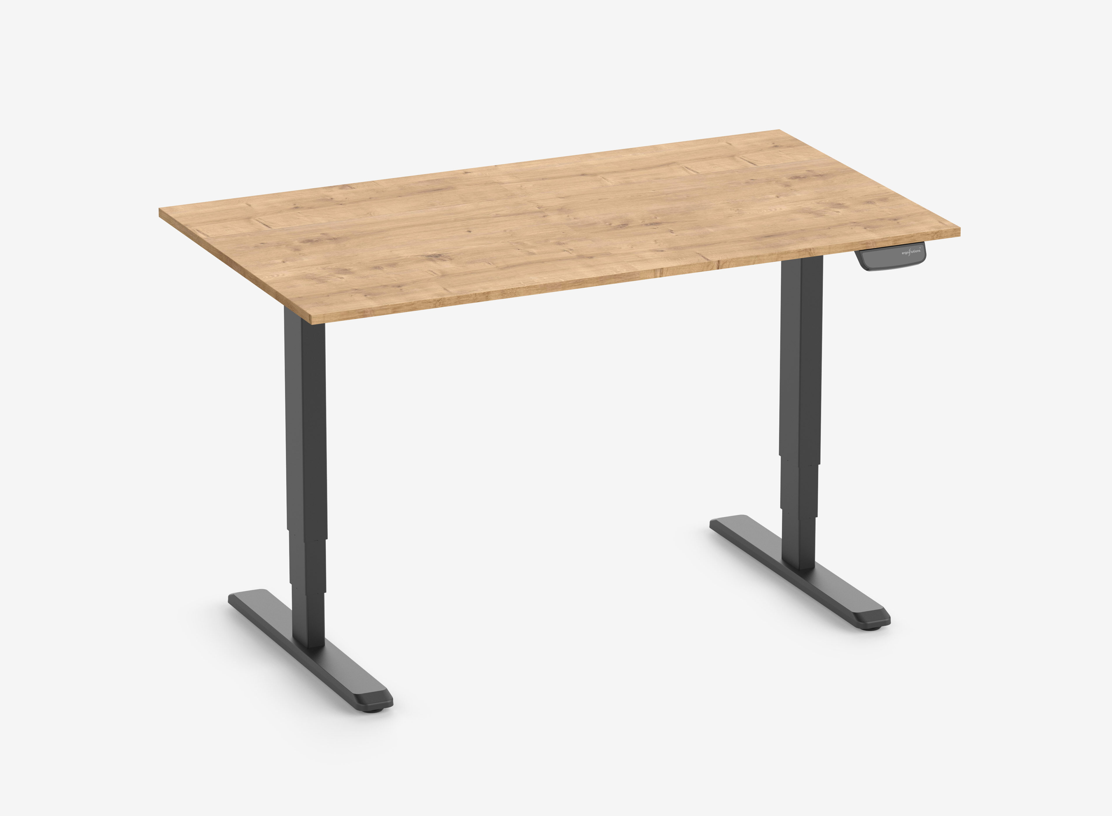 PRIMUS Schreibtisch XL Schwarz 200x90 Eiche