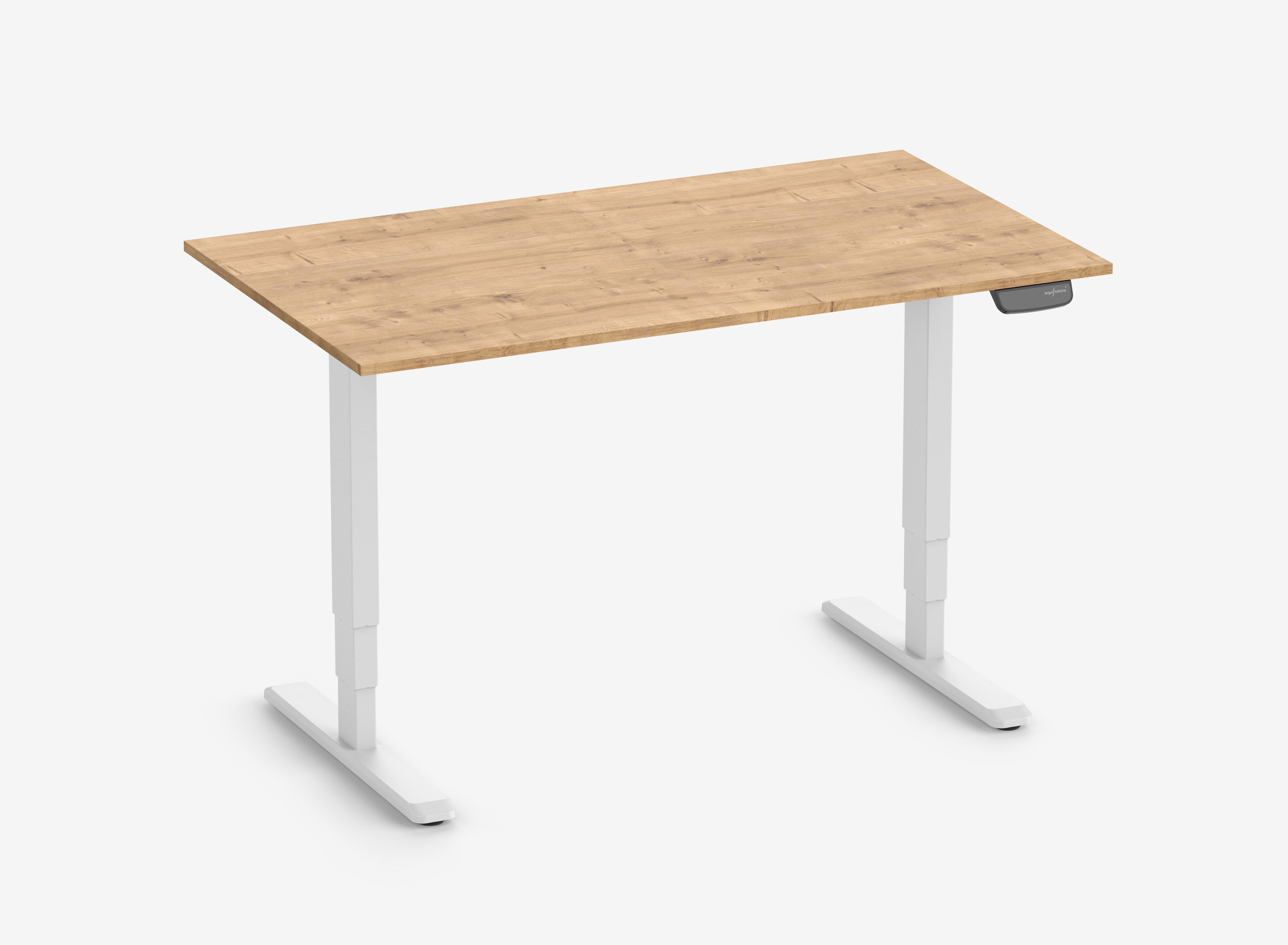 PRIMUS Schreibtisch XL Weiß 200x90 Eiche