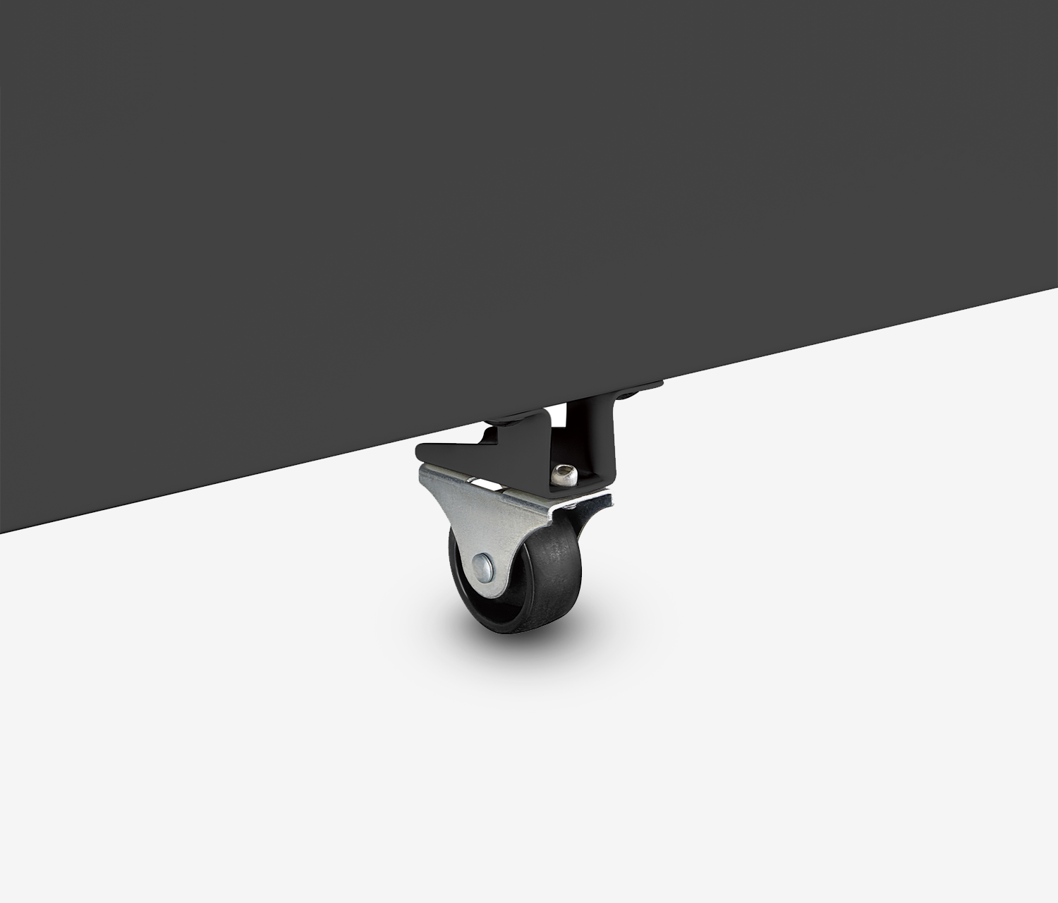 Metallrollcontainer Schwarz Eiche