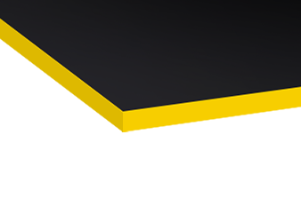 FOKUS Gamingschreibtisch Schwarz 180x80 Cockpit Yellow Cab