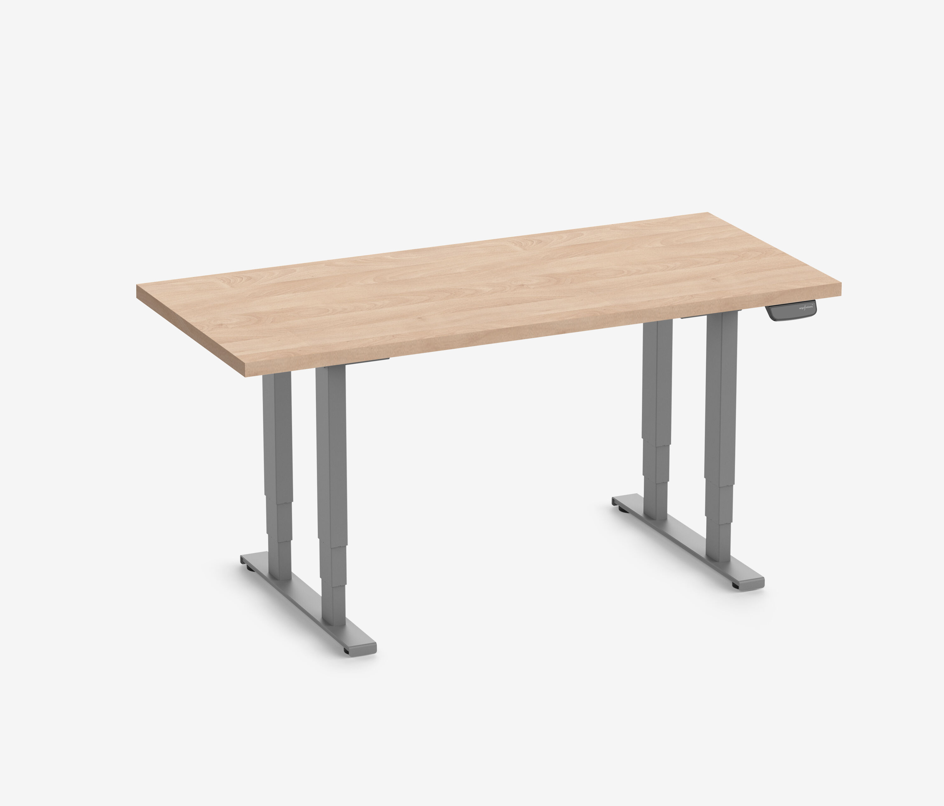 PRIMUS Schwerlasttisch, 1800 x800 mm Grau Buchen Echtholzplatte