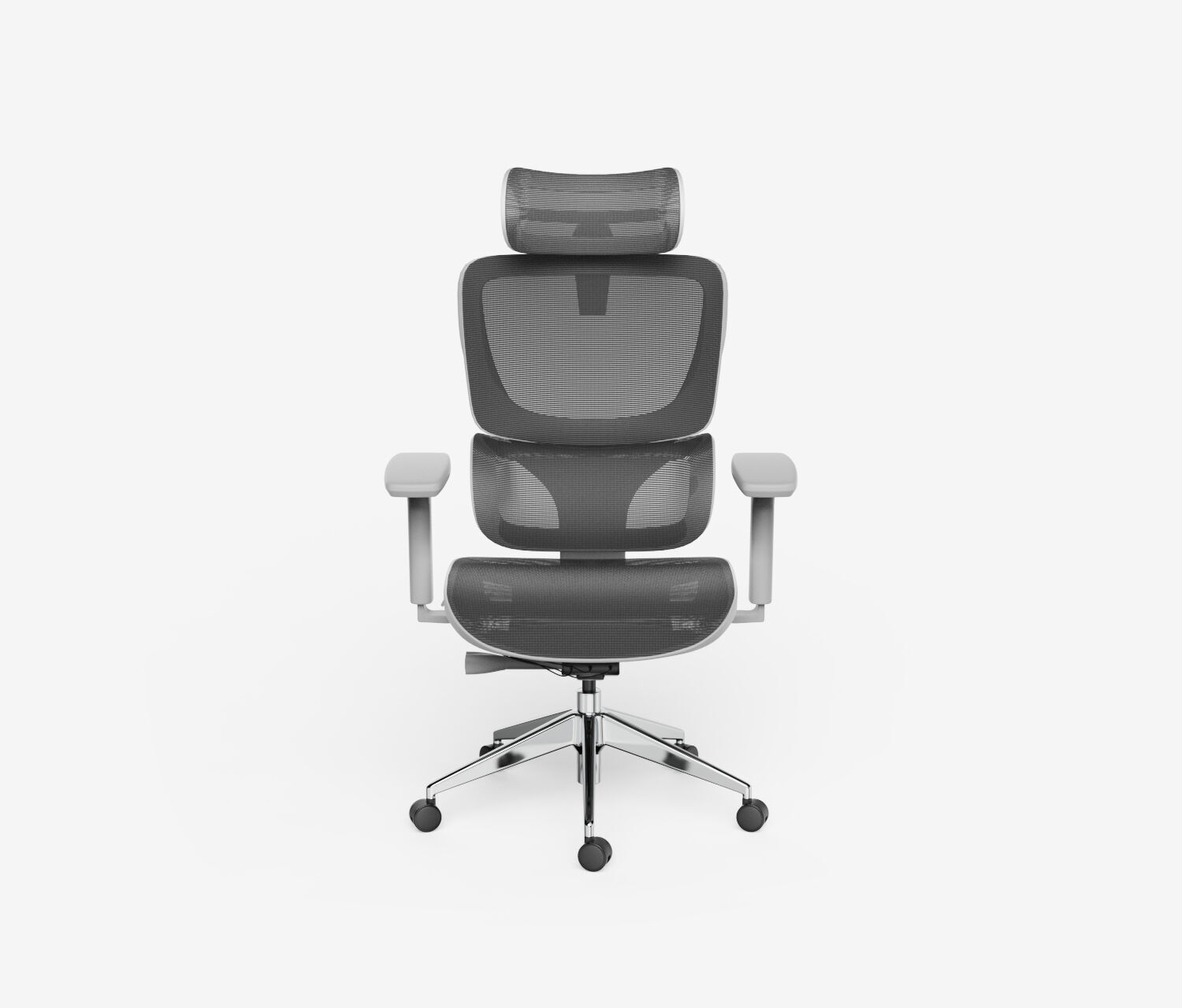 Bürodrehstuhl SENTA FX Mesh Normal Grau Silber