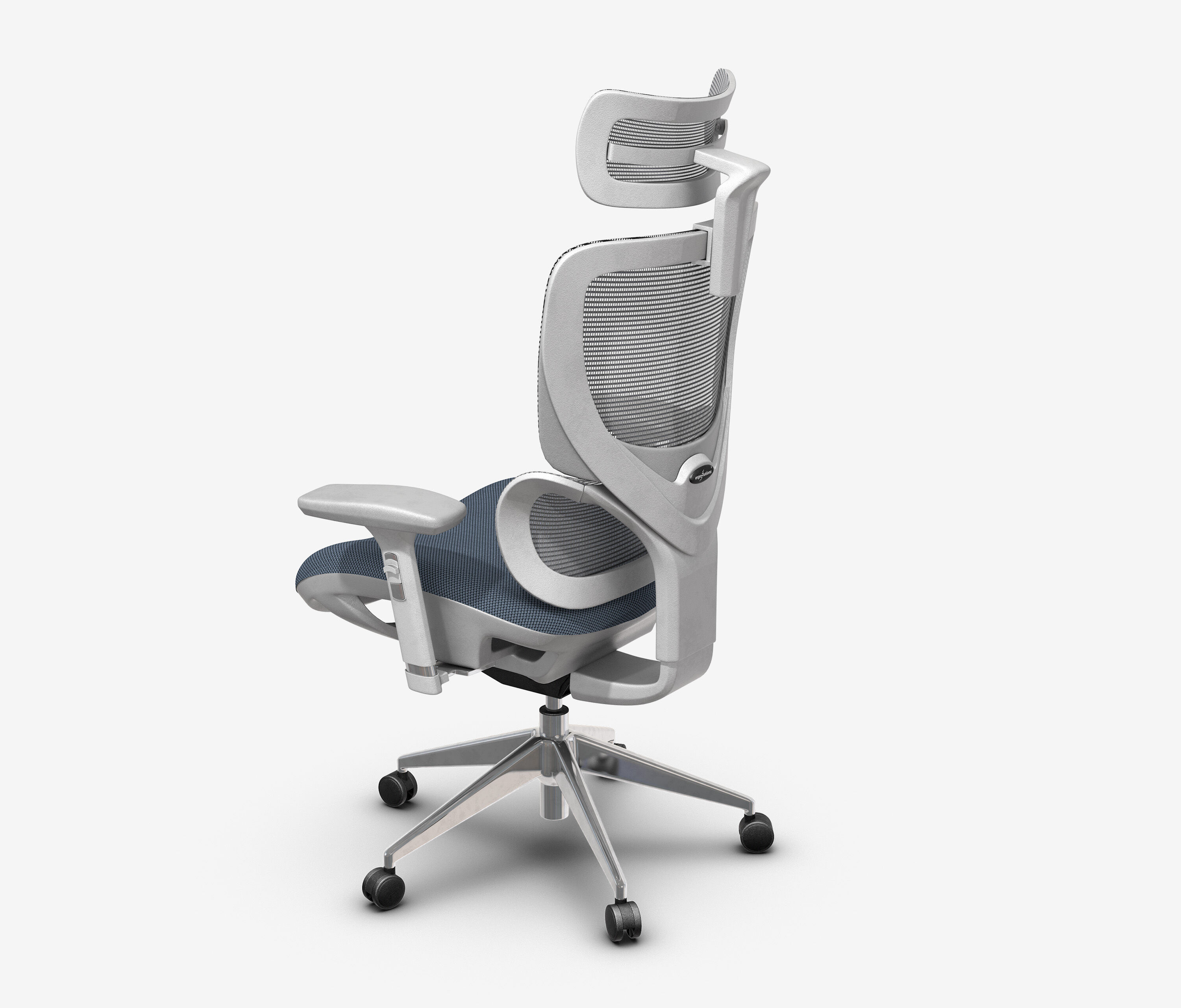 Bürodrehstuhl SENTA FX Niedrig Grau Silber