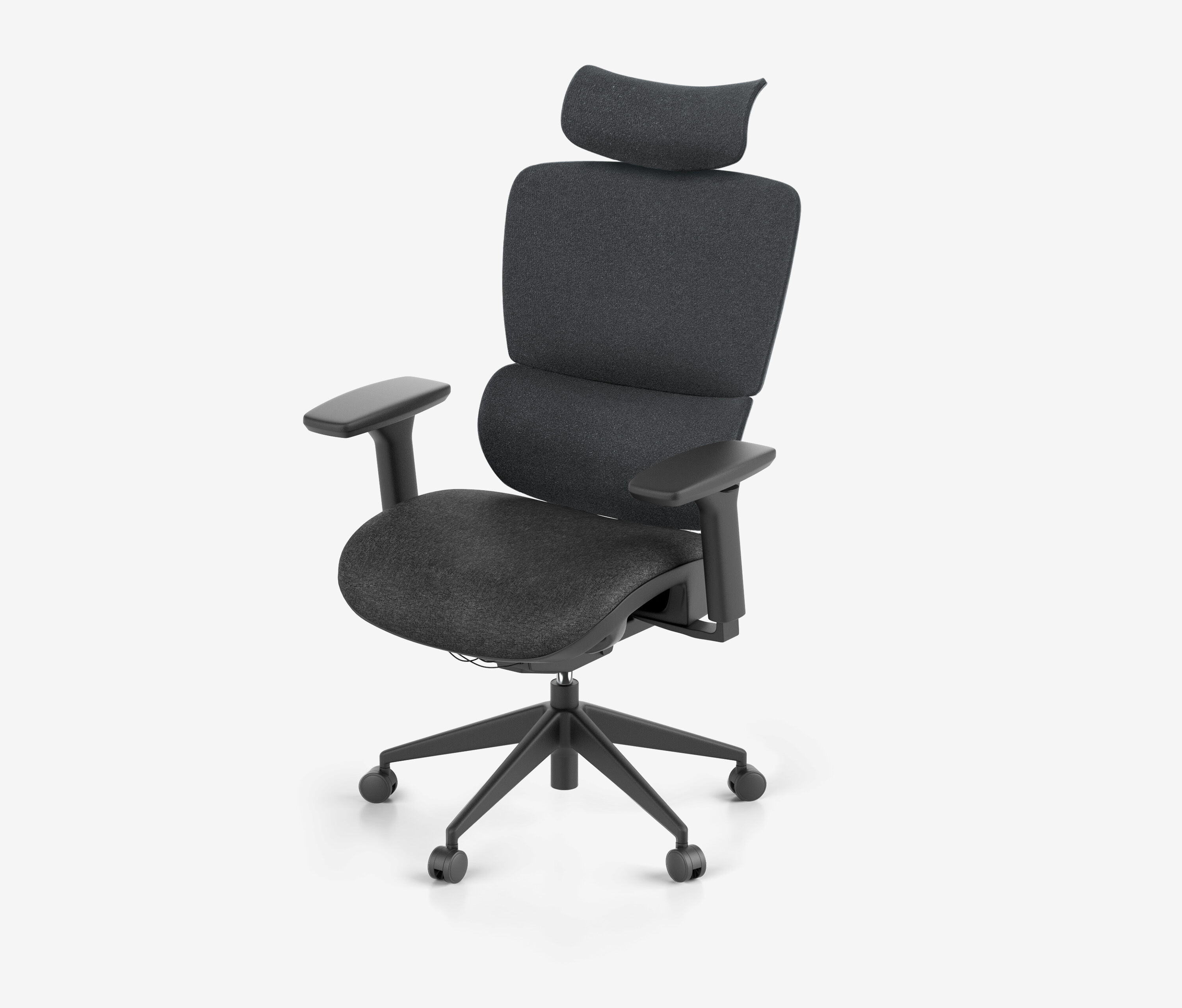 Bureaustoel Senta FX Polster Laag Zwart Zwart