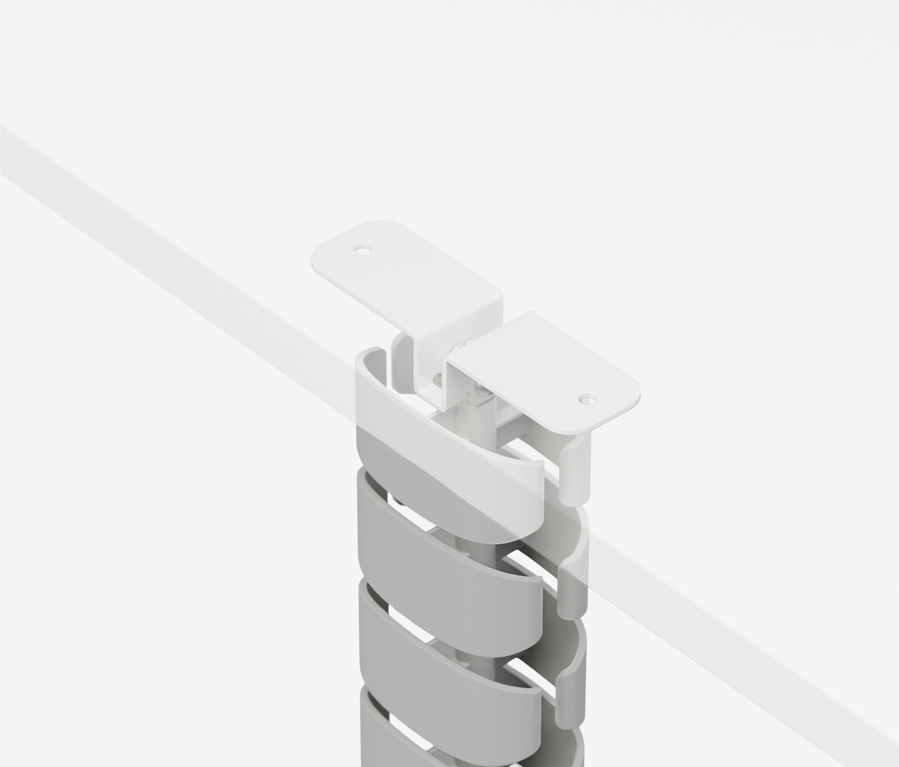 Kabelslang Grijs rond