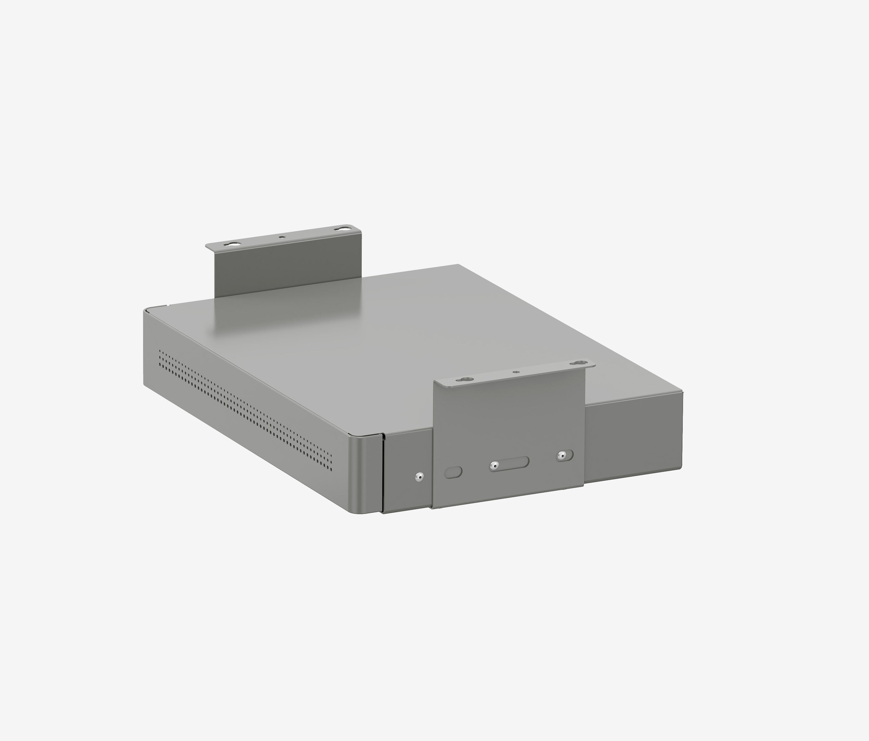 Untertisch Schublade mit USB Lader Grau