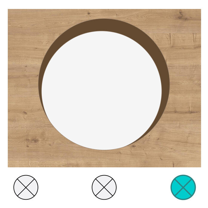 Bohrung 80 mm; Position: rechts;