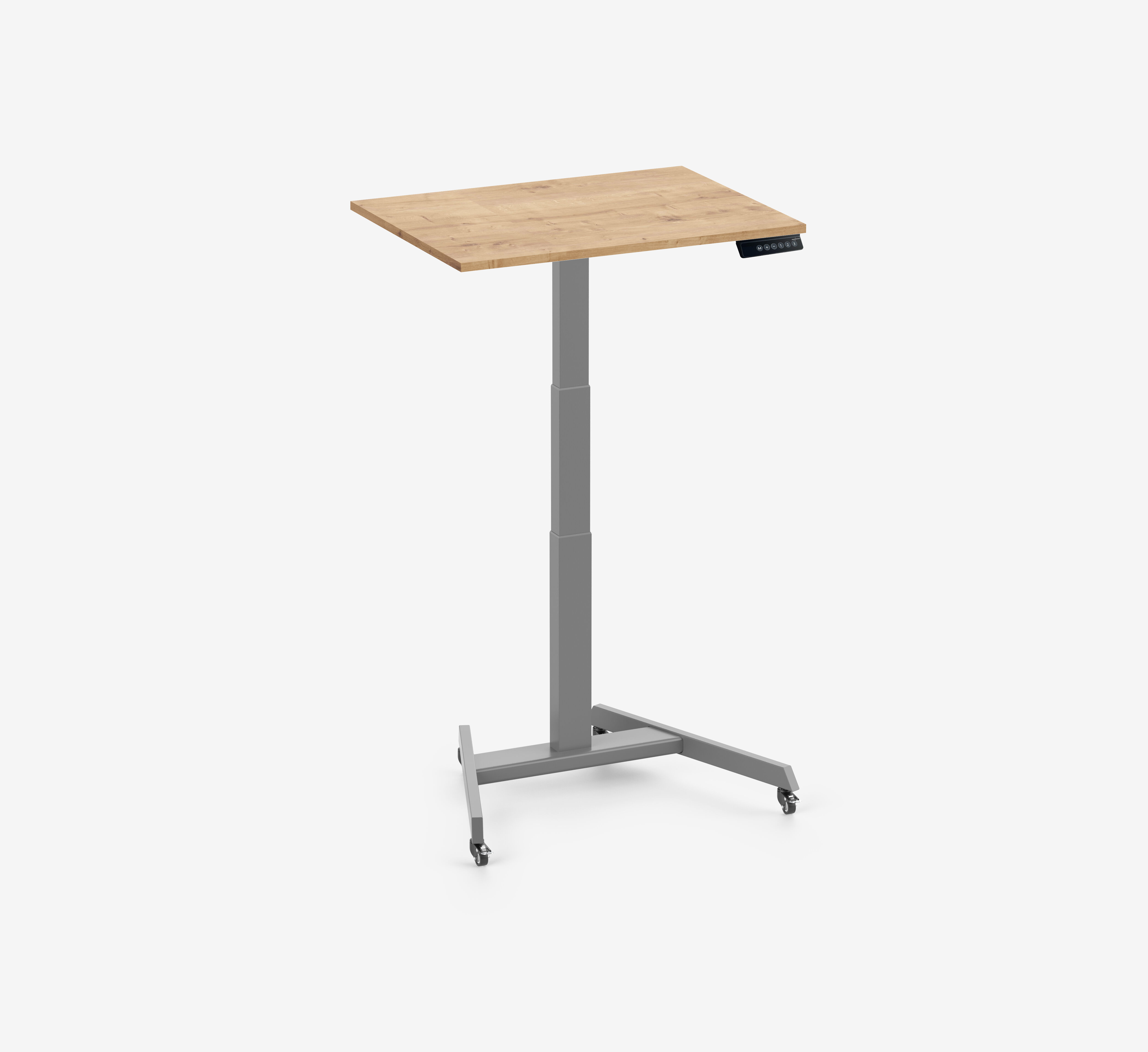 FOKUS Single Bureau, Grijs Eiken 80x60