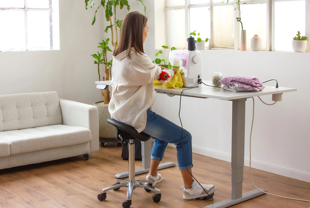 hjh OFFICE ORTHONI 830058 Kniekruk ergonomisch kunstleer kniestoel met wielen, kruk in hoogte verstelbaar, zwart hjh OFFICE ORTHONI 830058 Kniekruk ergonomisch kunstleer kniestoel met wielen, kruk in hoogte verstelbaar, zwart