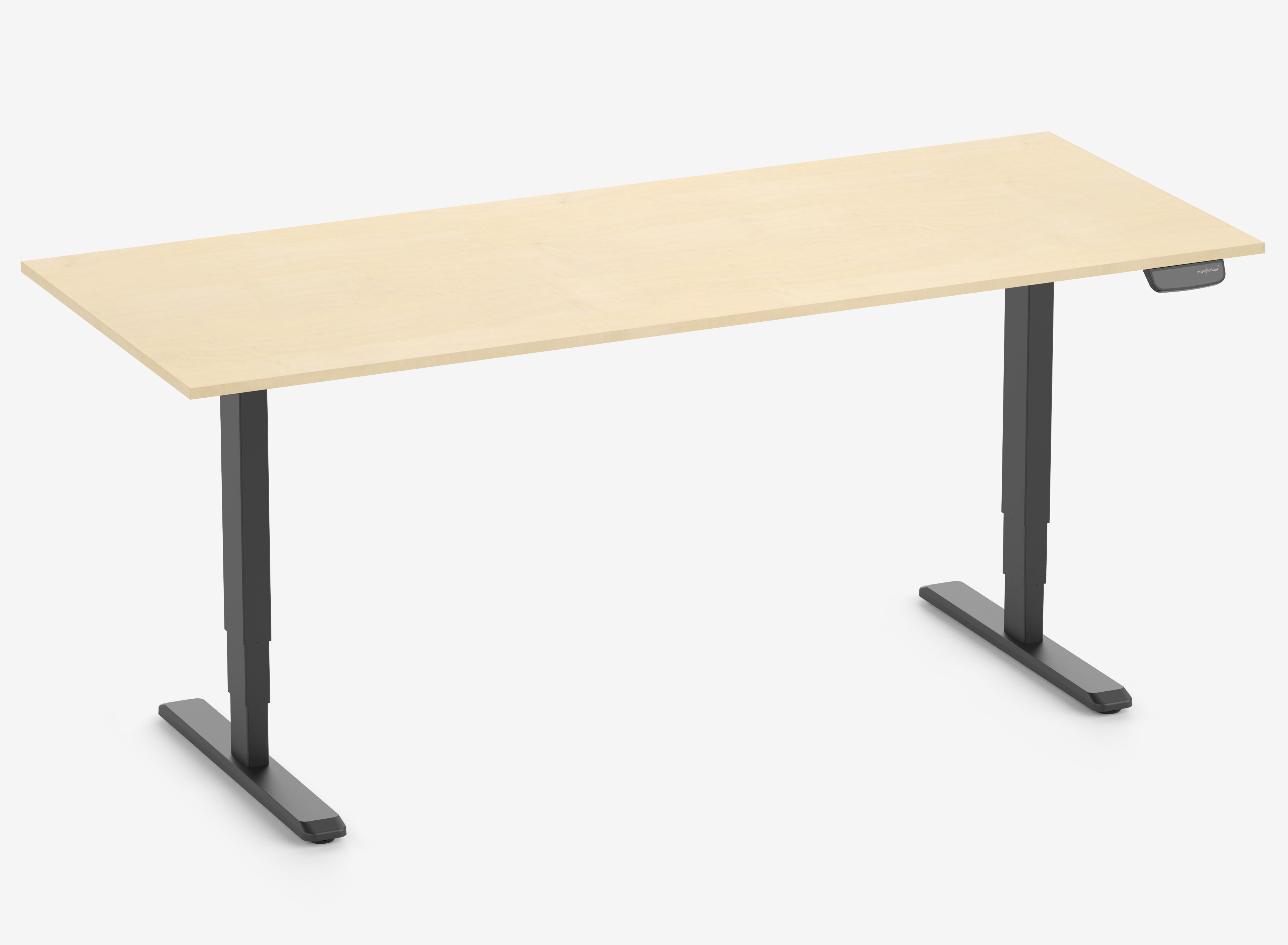PRIMUS Schreibtisch XL Schwarz 260x100 Birke
