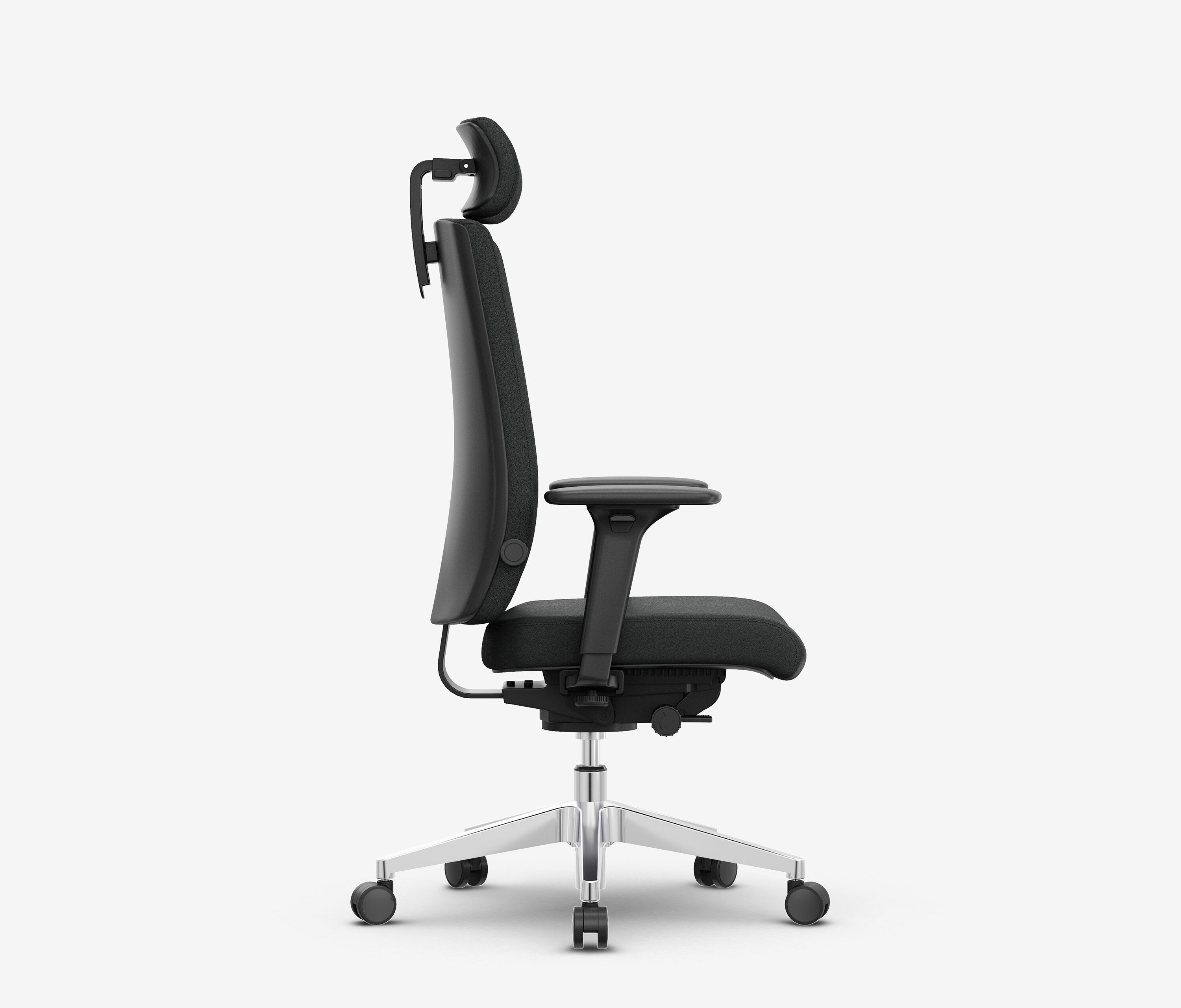 Bürodrehstuhl Senta Pro Schwarz Niedrig