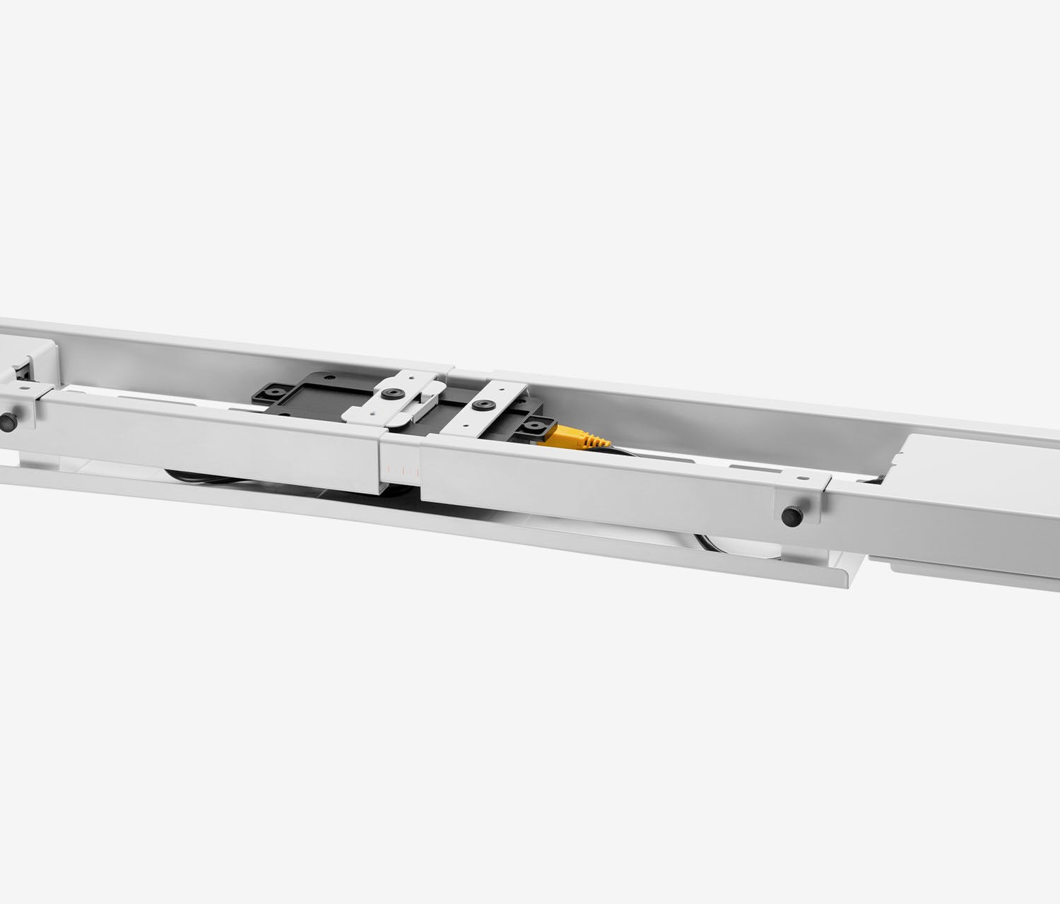 PRIMUS Rechteckschreibtisch, Gestell Weiß, Tischplatte 1600 x 800 x 25 mm Eiche