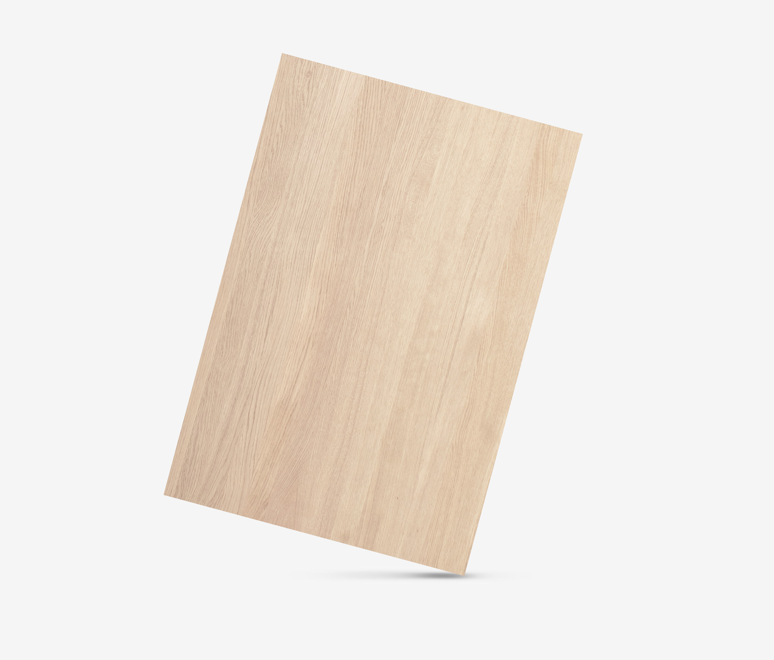 Esche Echtholzplatte durchgängige Lamelle, 1600 x 800 x 20 mm