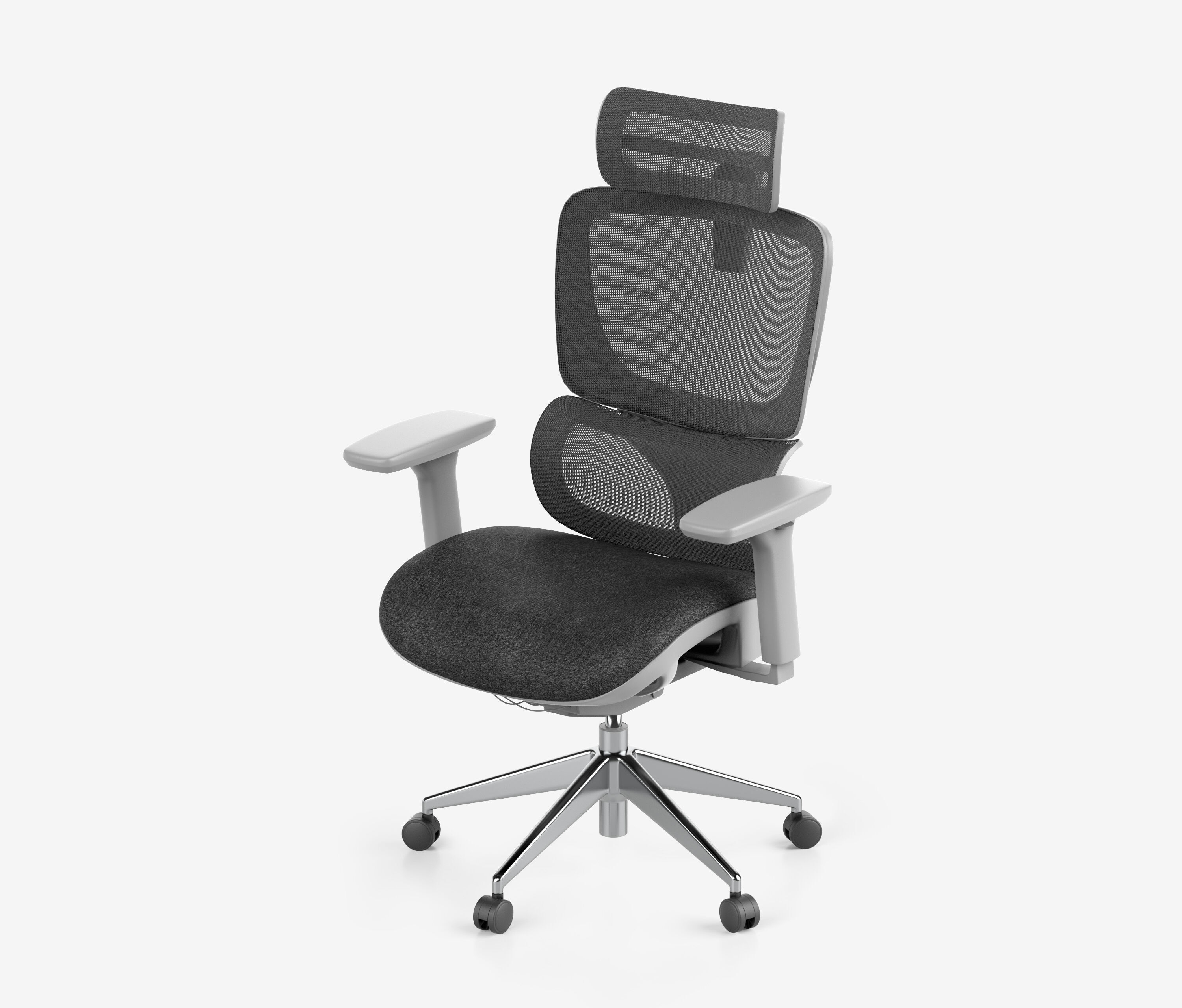 Bürodrehstuhl SENTA FX Hoch Grau Silber