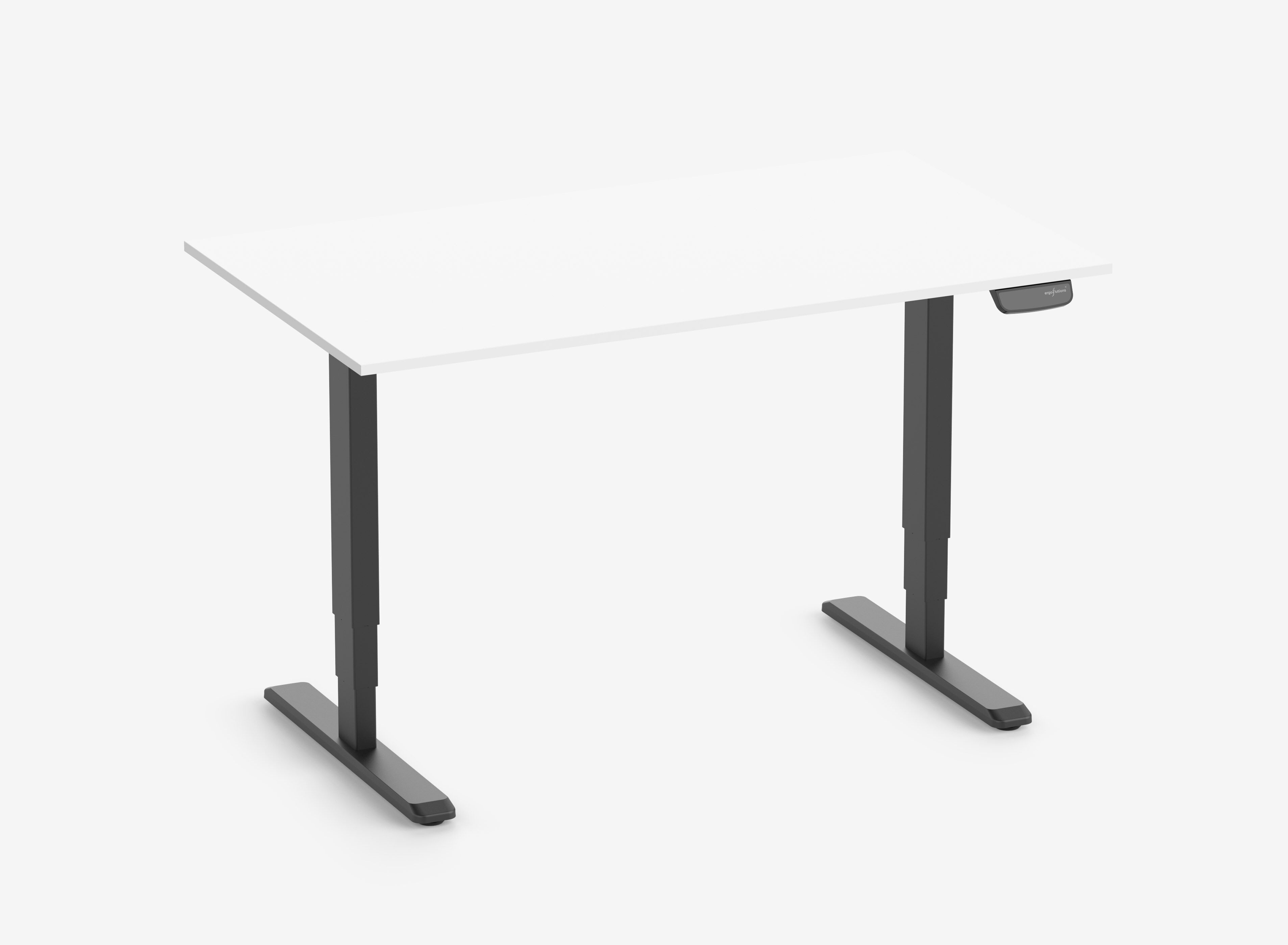 PRIMUS Schreibtisch XL Schwarz 200x100 Topweiß