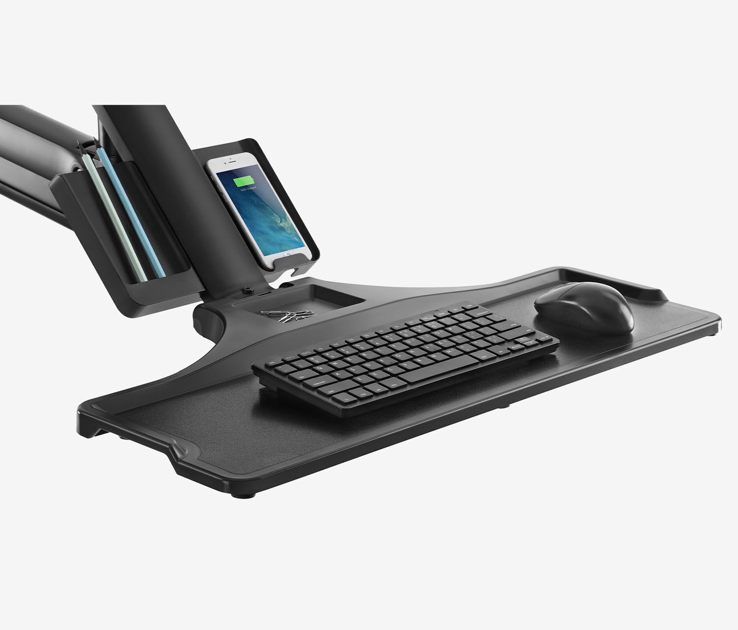 Höhenverstellbarer Wandarbeitsplatz