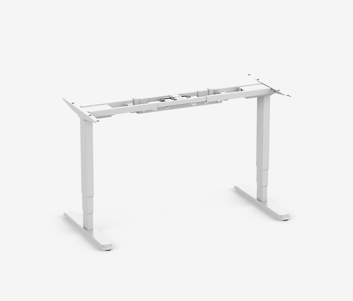 PRIMUS Rechteckschreibtisch, Gestell Weiß, Tischplatte 1800 x 800 x 25 mm Eiche