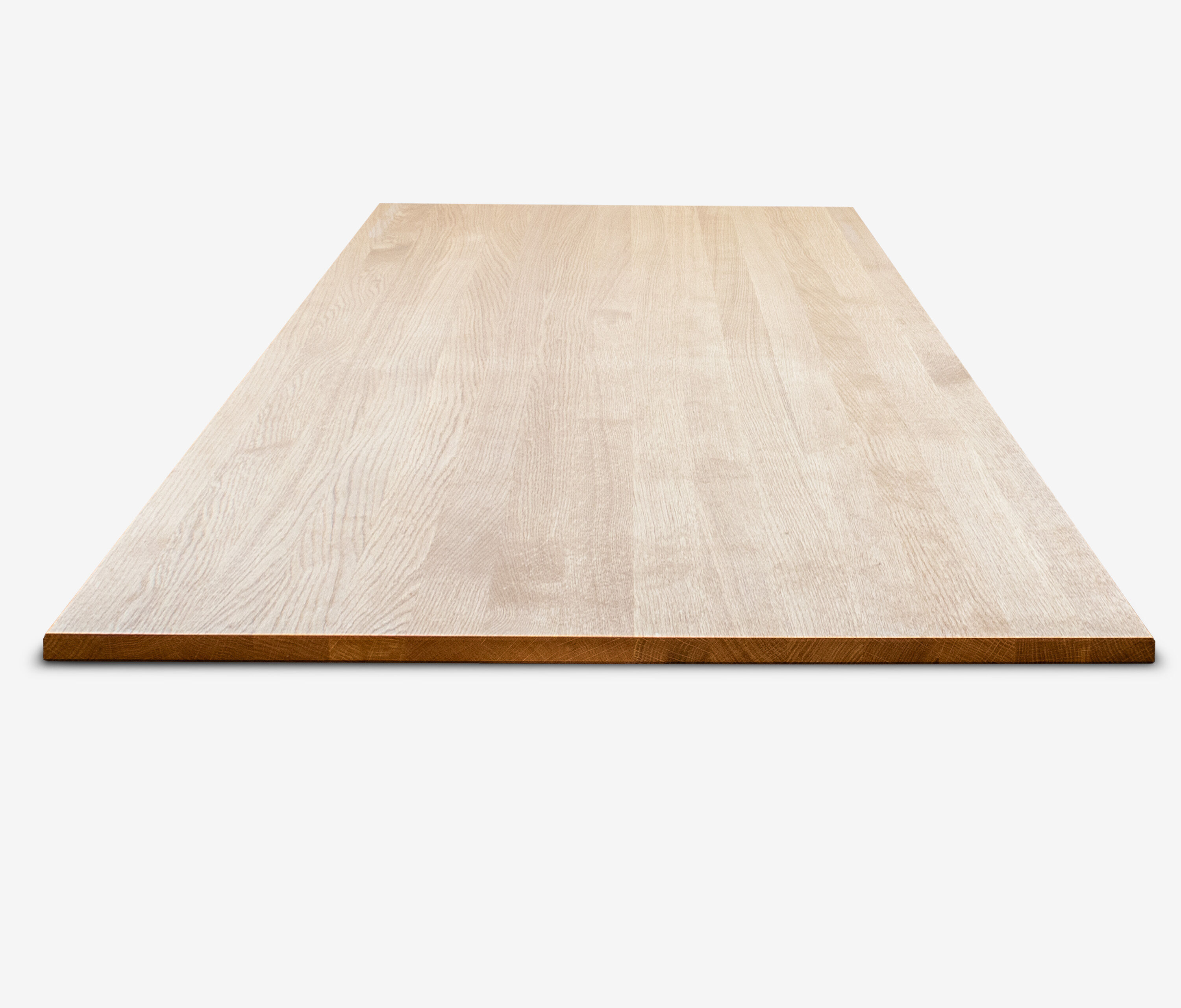 Eiche Echtholzplatte durchgängige Lamelle, 1400 x 800 x 20 mm