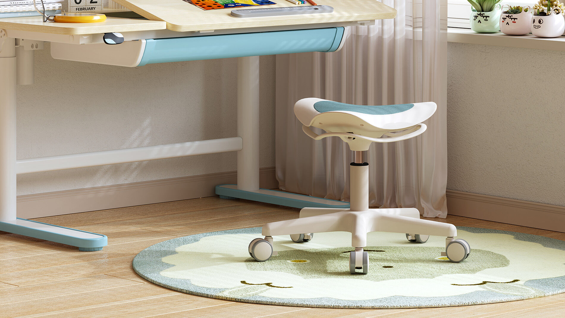 Ergonomischer Kinderhocker Linny