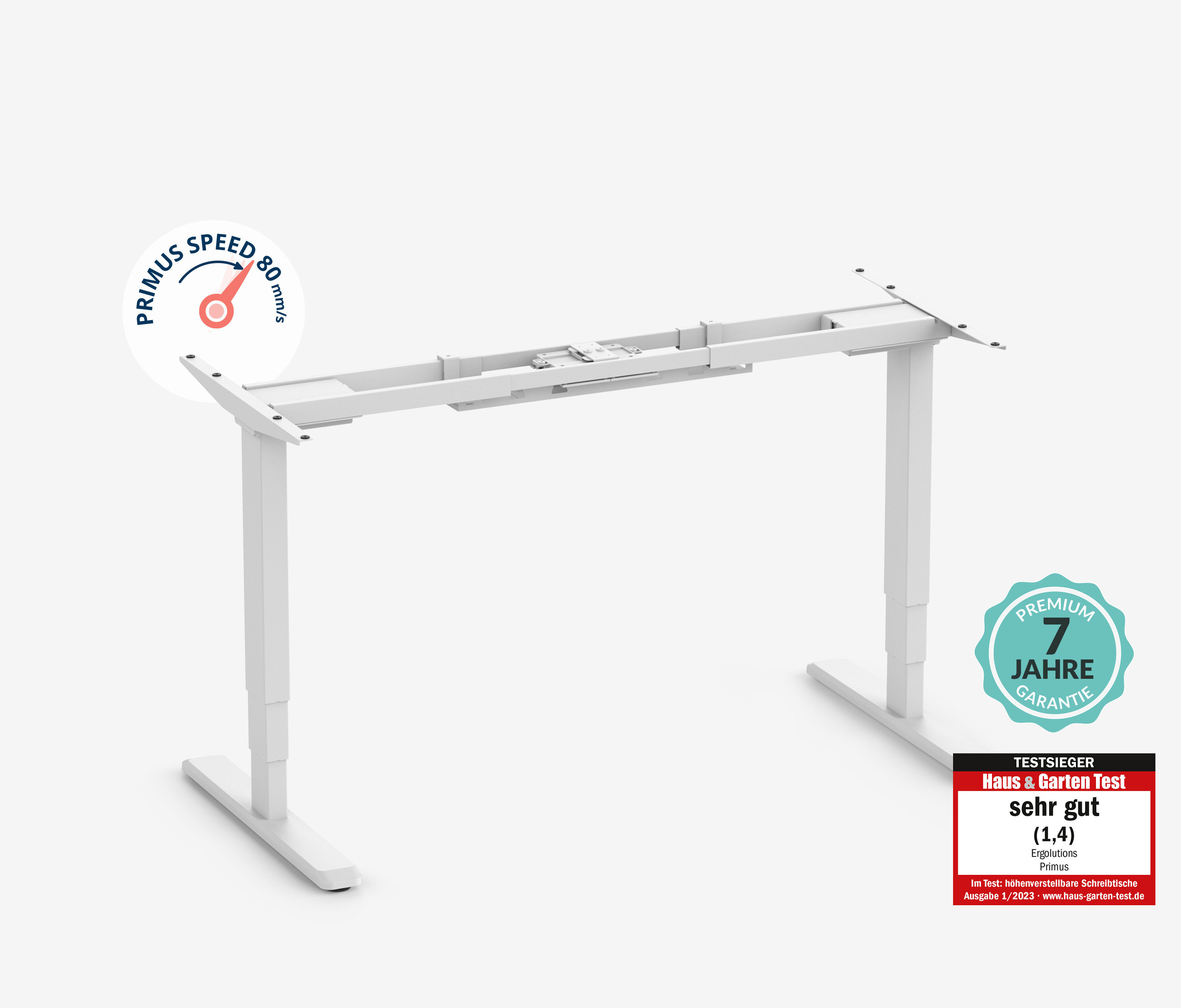Tischgestell PRIMUS Speed Weiß