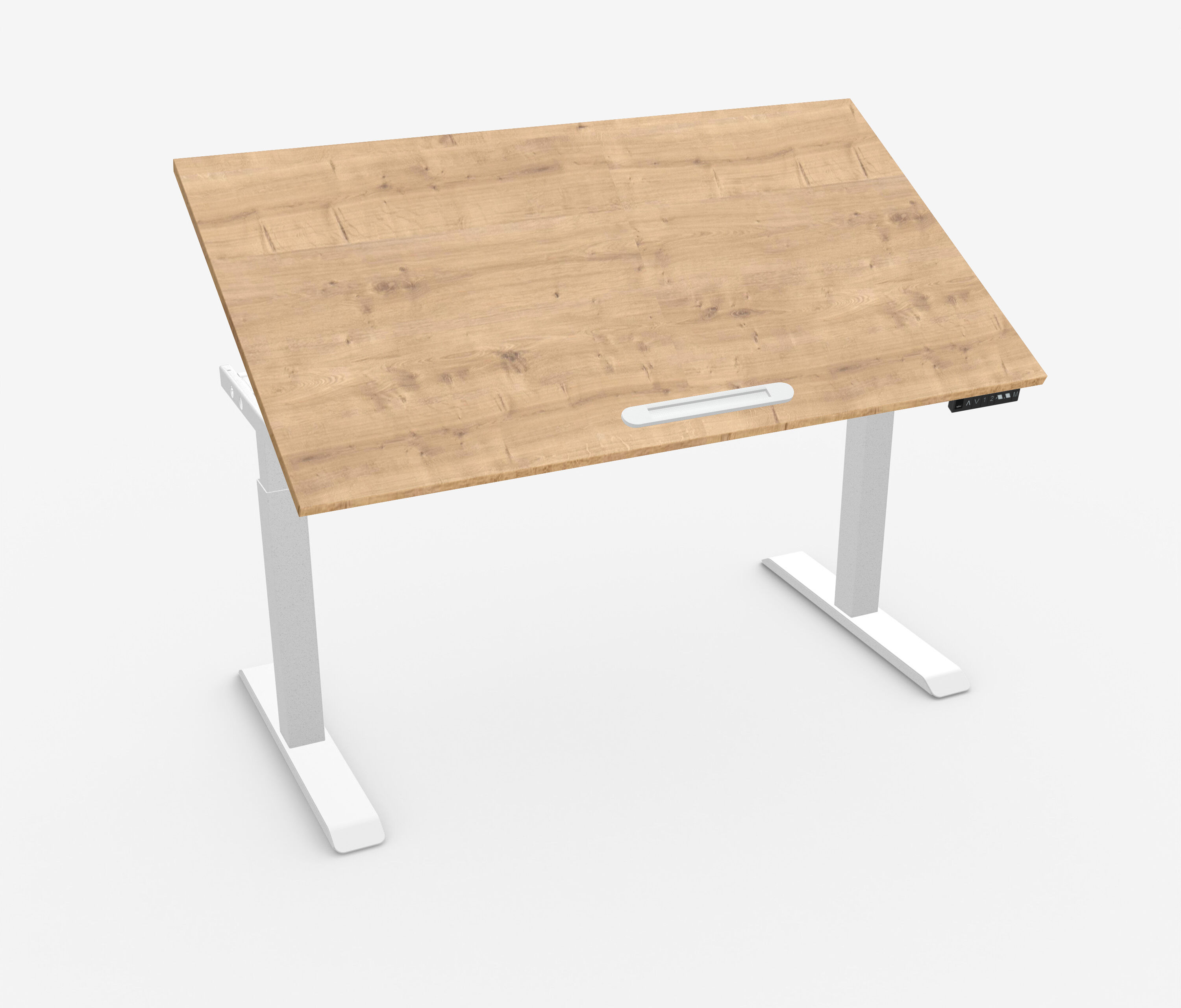 PRIMUS Studio Weiß Eiche 1400 x 800