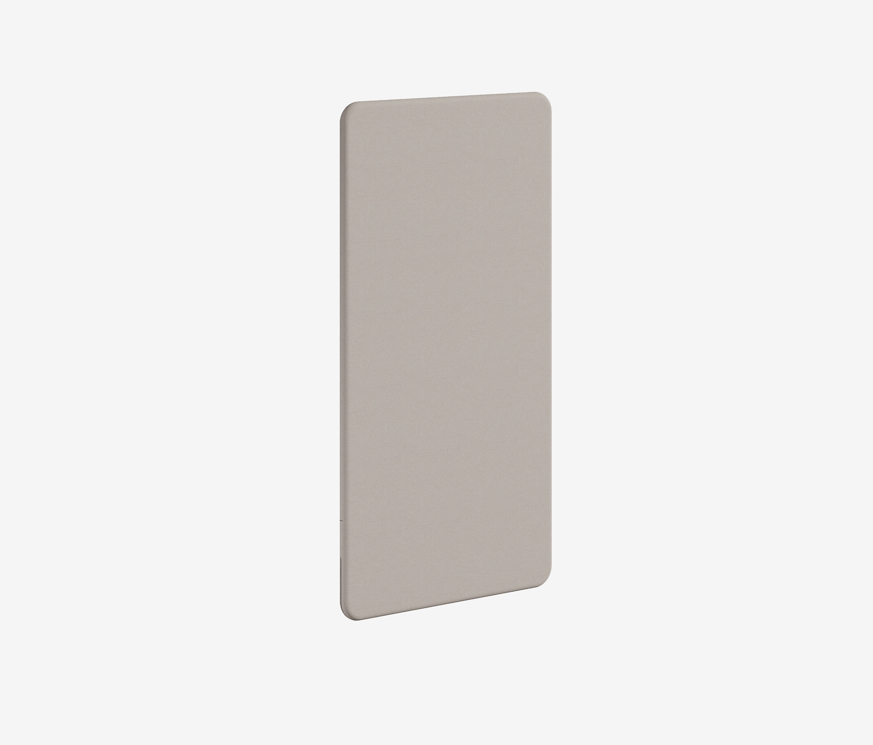 Mobile Textil Akustikstellwand Beige Weiß 170x80cm 