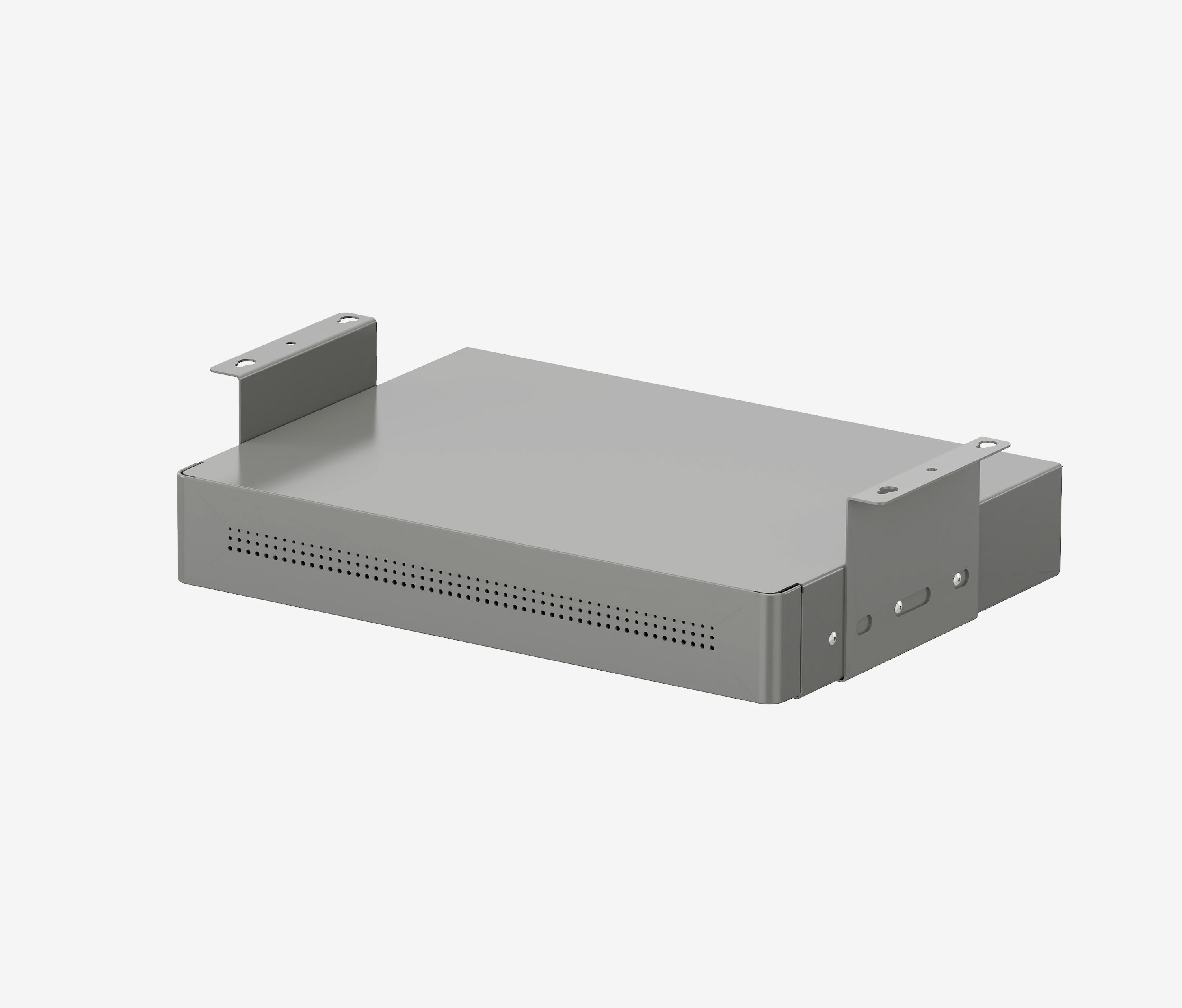 Untertisch Schublade mit USB Lader Grau