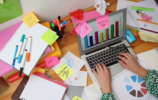 schreibtischorganisation