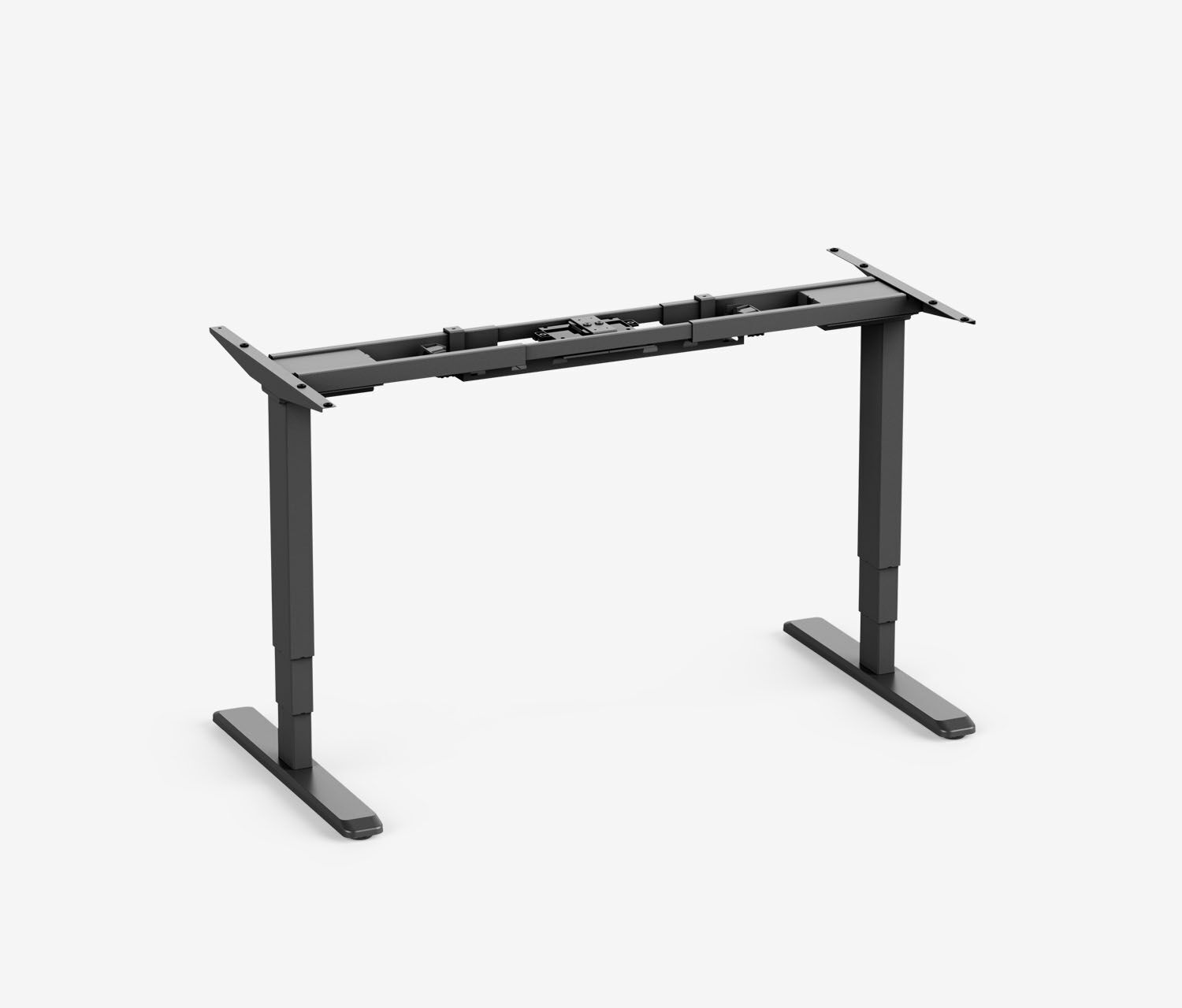 PRIMUS + Slimline Schublade, Kabelschlange & Halter 160x80 Schwarz Weiß