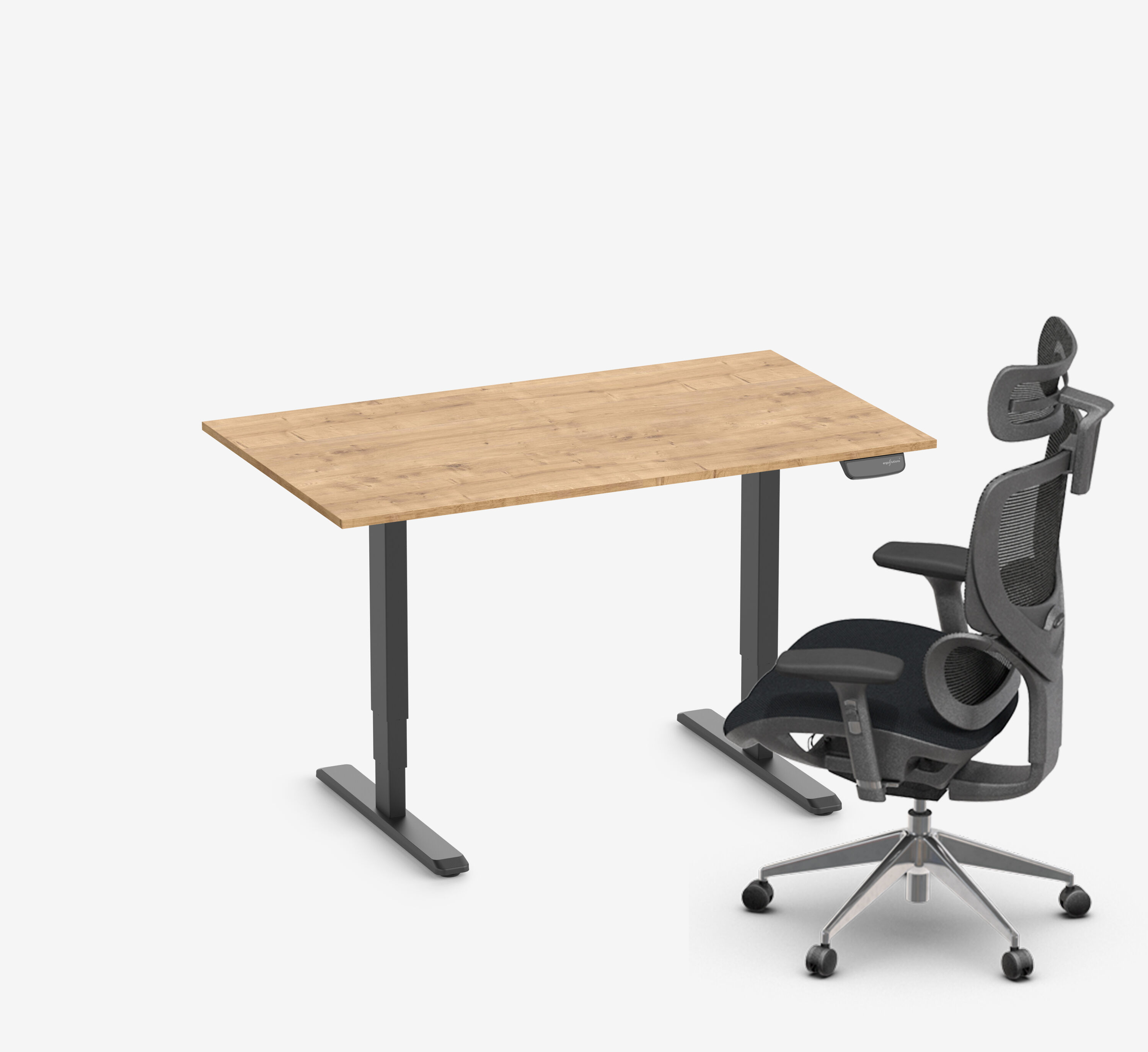 PRIMUS + Stoel 140x80 Zwart Eikenhout