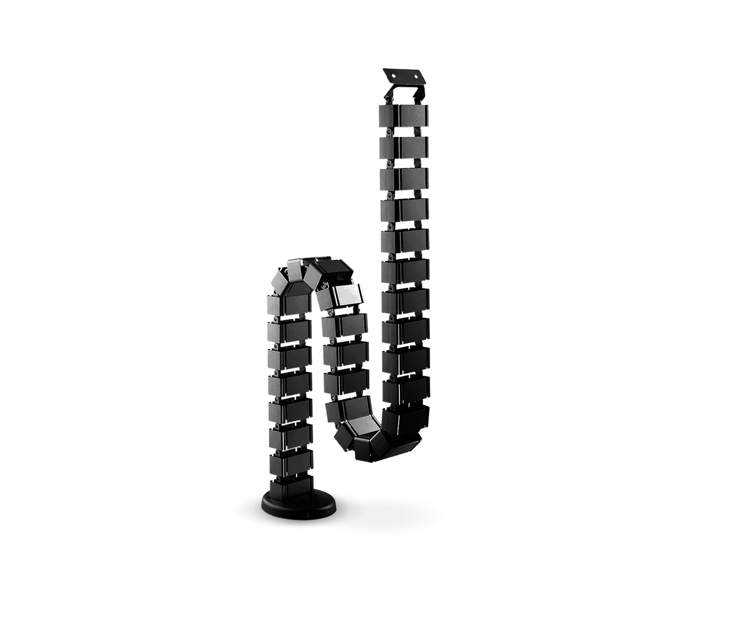 PRIMUS + Slimline Schublade, Kabelschlange & Halter 160x80 Schwarz Birke