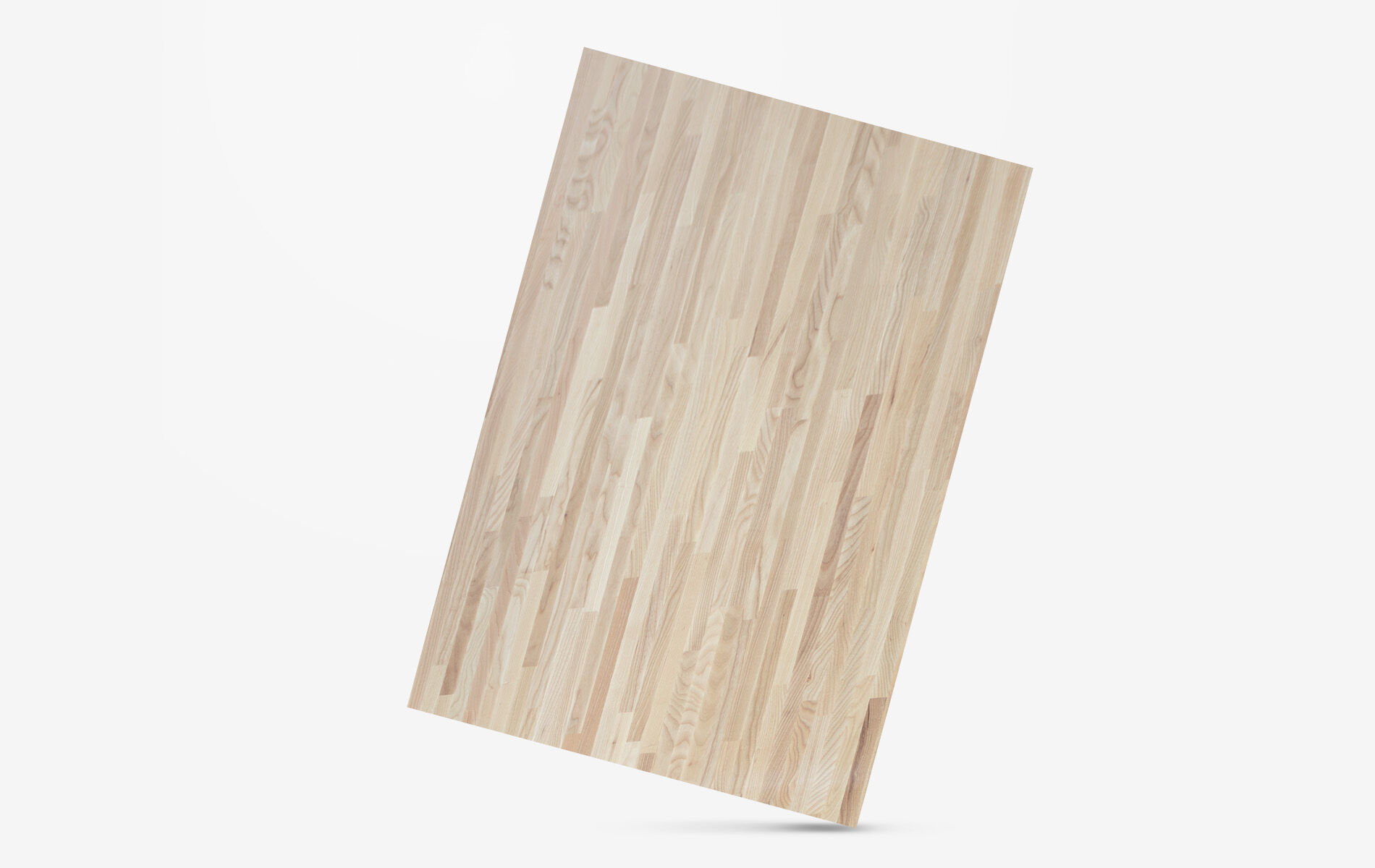 Esche Echtholzplatte Kurzlamellen 40mm Esche Echtholzplatte Kurzlamellen 40mm