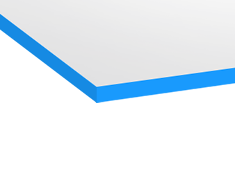 Primus Gamingschreibtisch Rechteck, Weiß Klassik Ocean 140x80