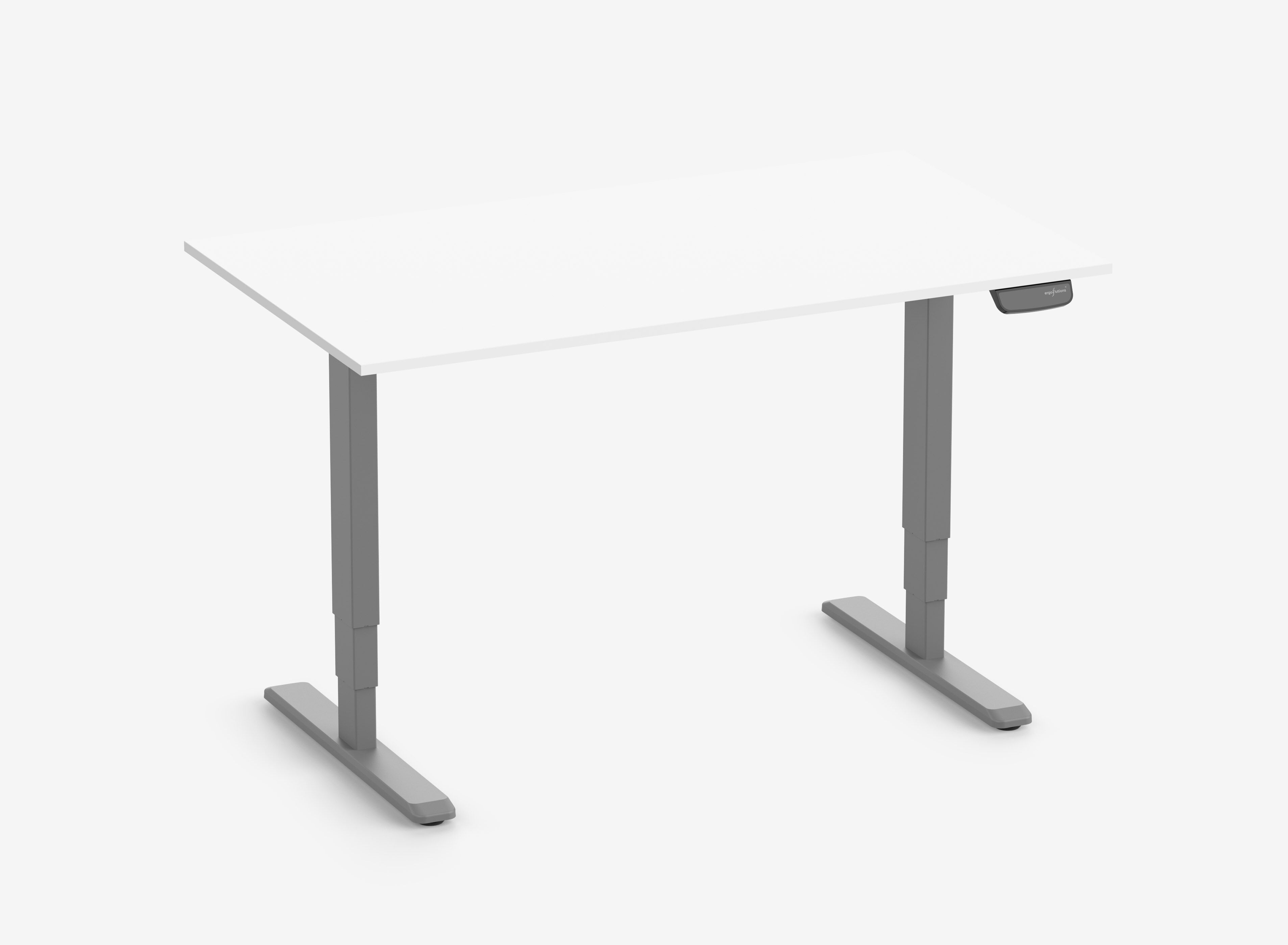 PRIMUS Schreibtisch XL Grau 200x90 Topweiß